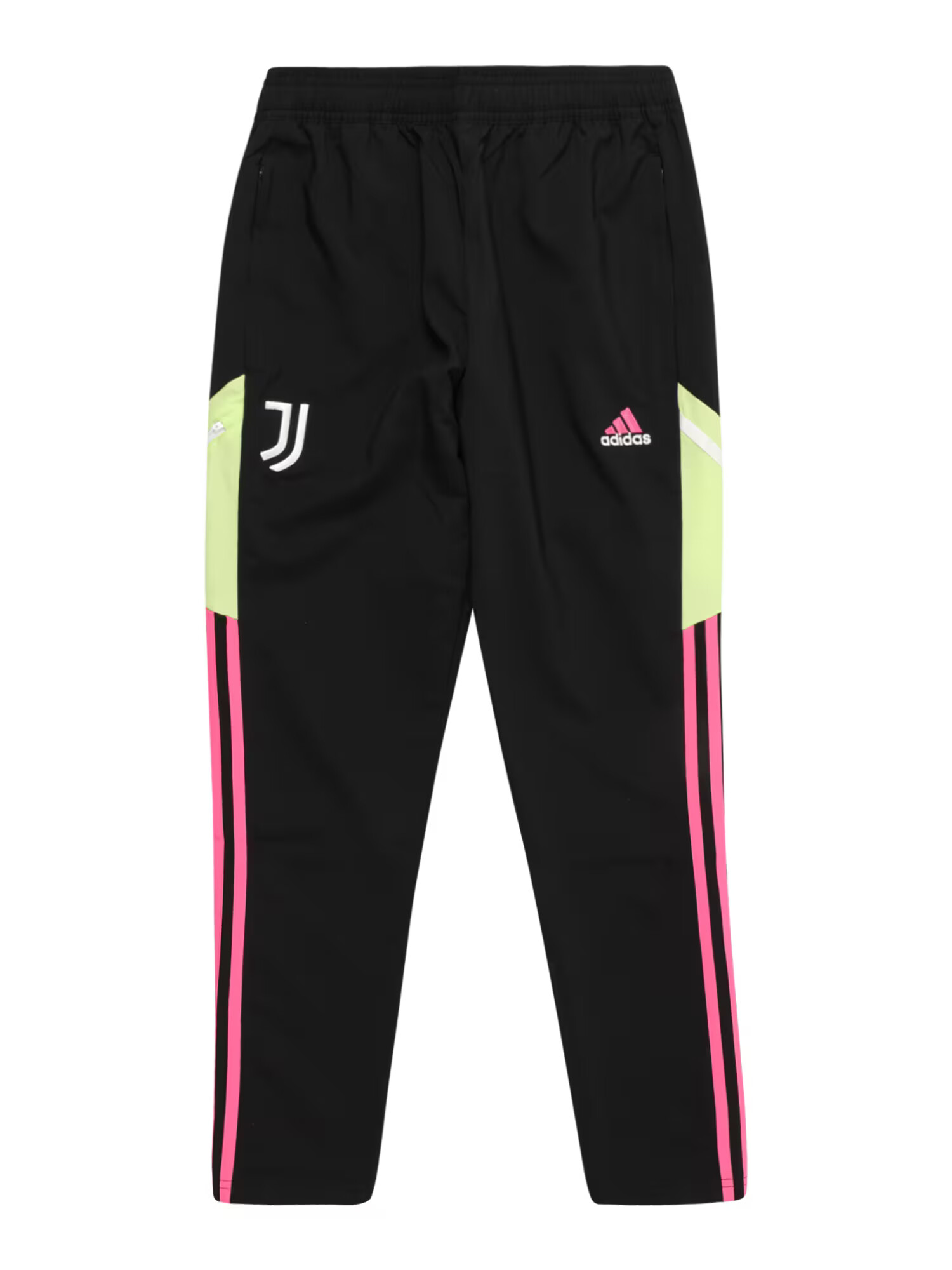 ADIDAS PERFORMANCE Pantaloni sport 'Juventus Condivo 22 Presentation' verde limetă / roz / negru - Pled.ro