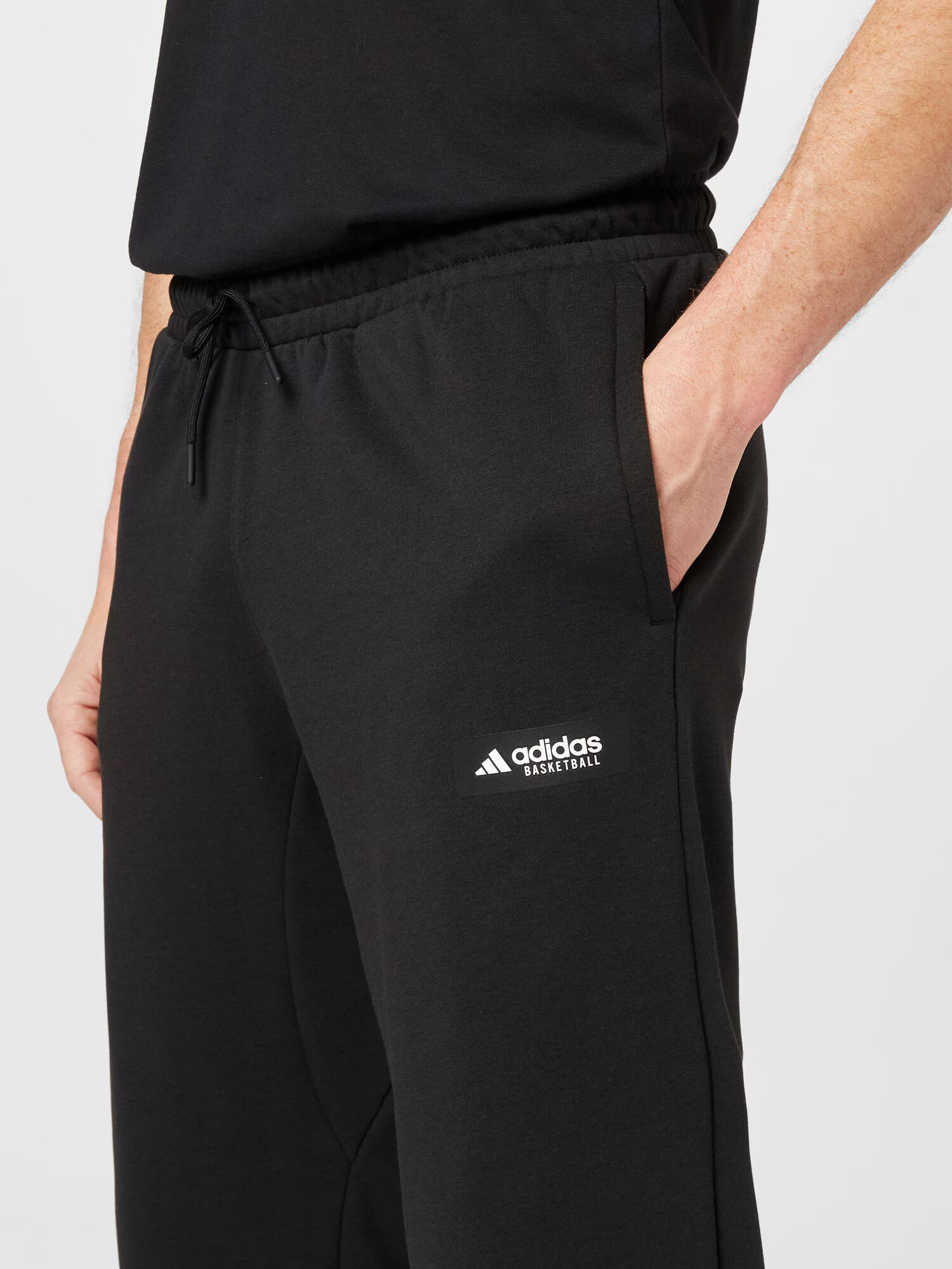 ADIDAS SPORTSWEAR Pantaloni sport 'LEGENDS' negru / alb - Pled.ro