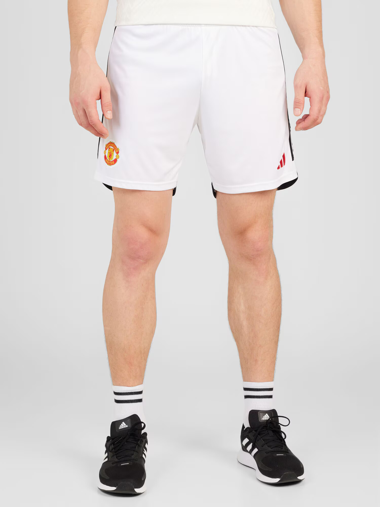 ADIDAS PERFORMANCE Pantaloni sport 'Manchester United 23/24' galben auriu / roșu orange / negru / alb - Pled.ro