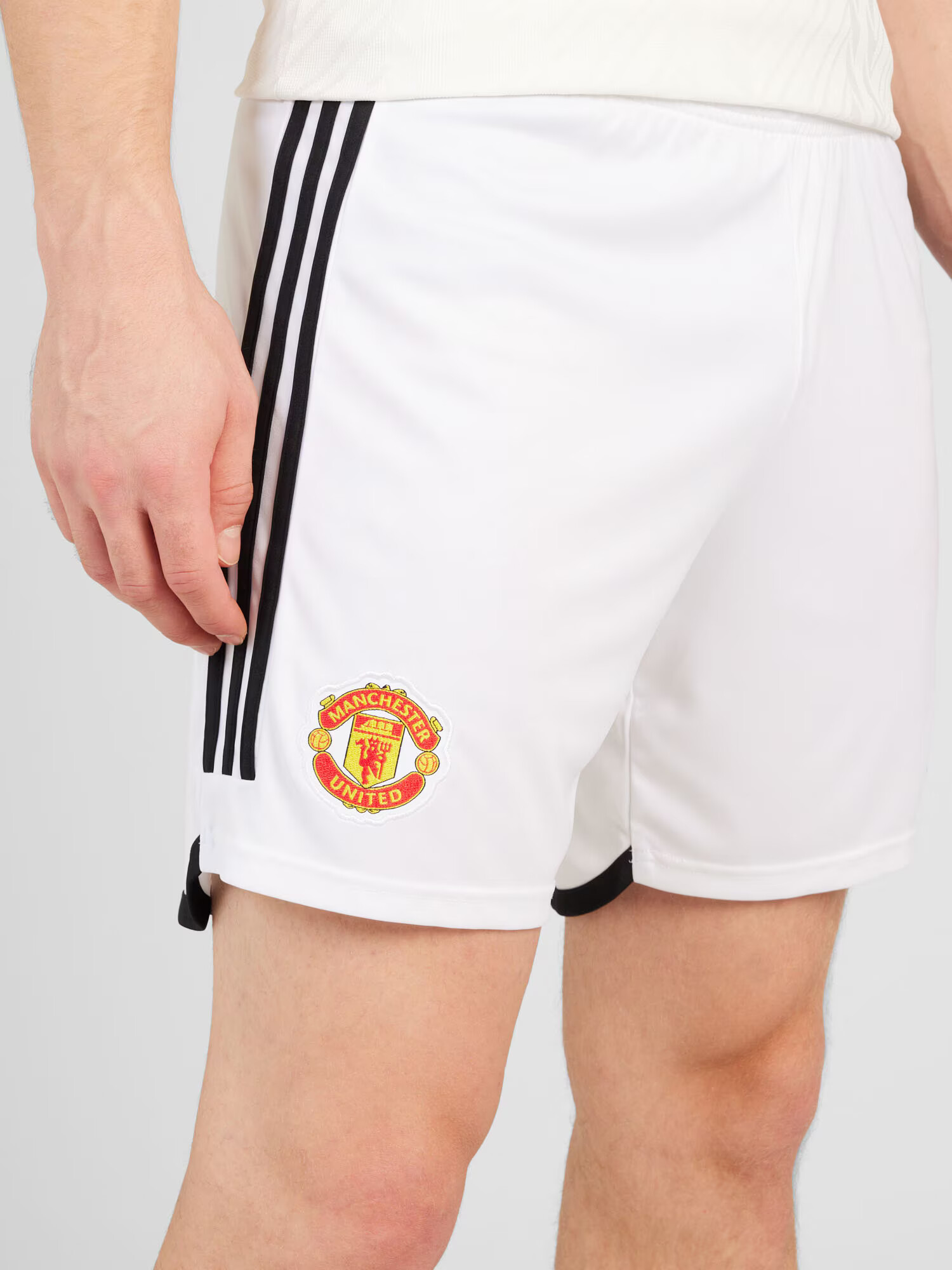 ADIDAS PERFORMANCE Pantaloni sport 'Manchester United 23/24' galben auriu / roșu orange / negru / alb - Pled.ro