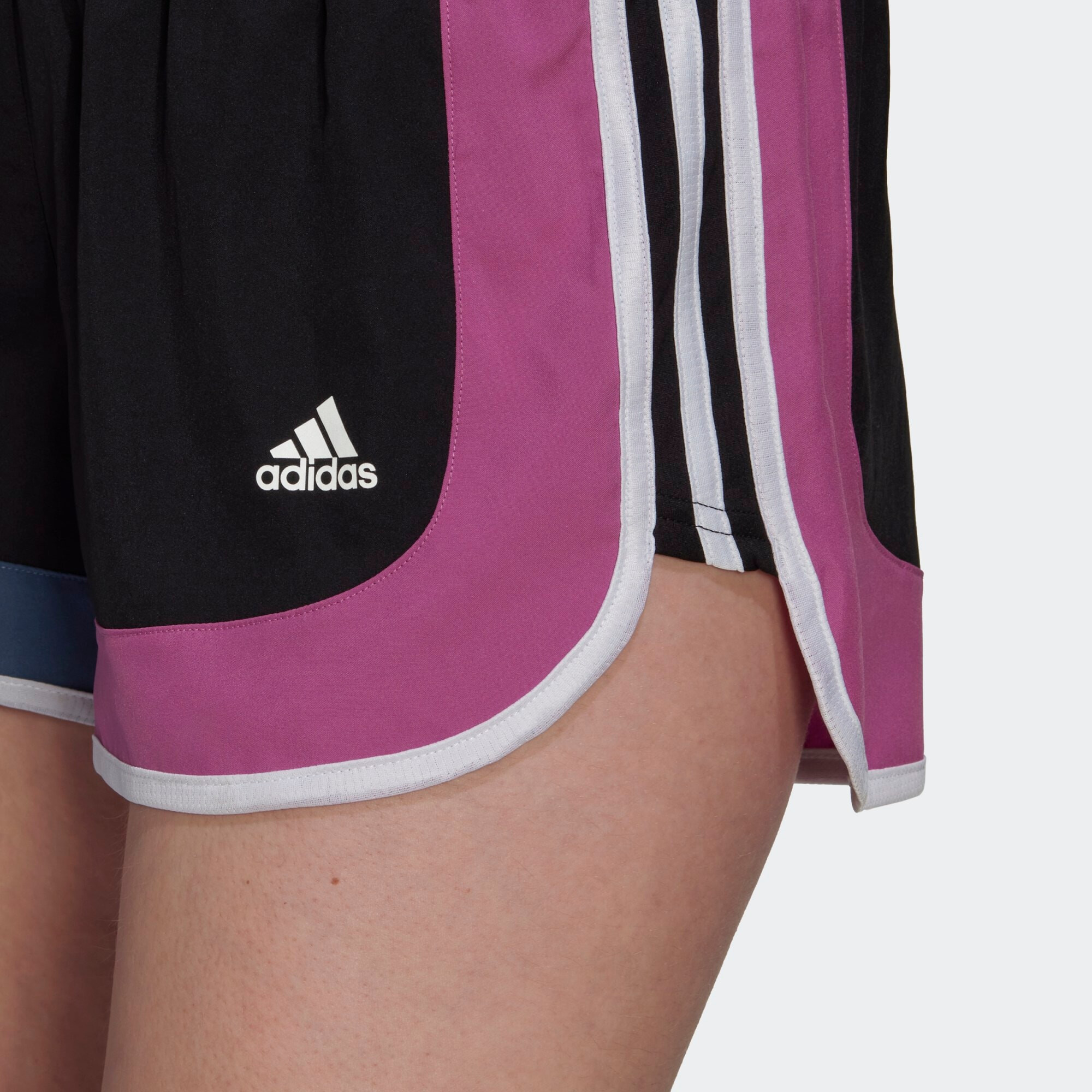 ADIDAS SPORTSWEAR Pantaloni sport 'Marathon 20' albastru închis / roz eozină / negru / alb - Pled.ro