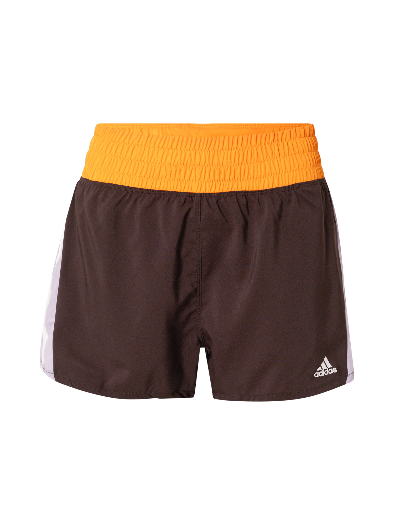 ADIDAS SPORTSWEAR Pantaloni sport maro închis / mov liliachiu / portocaliu deschis / alb - Pled.ro