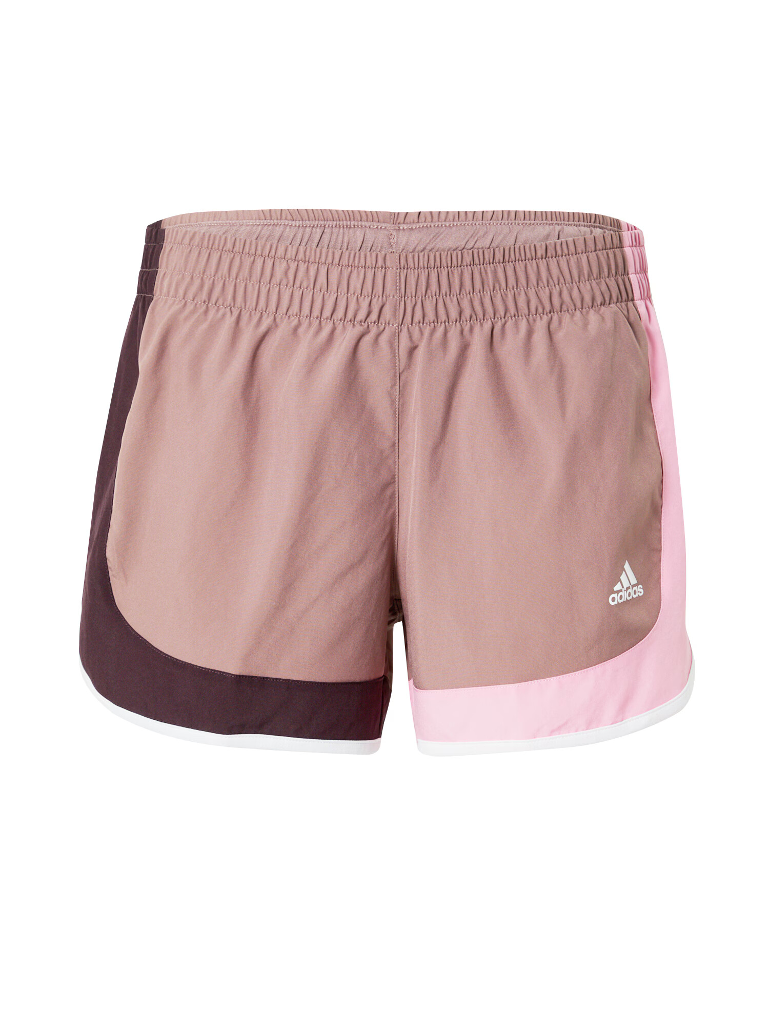 ADIDAS SPORTSWEAR Pantaloni sport maro ruginiu / roz deschis / negru / alb - Pled.ro