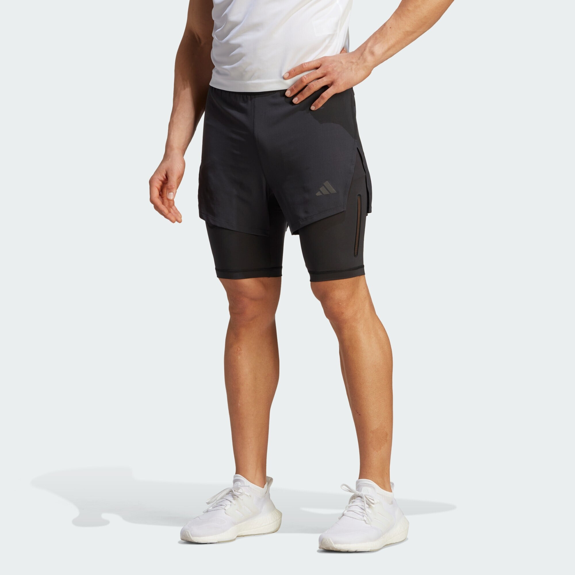 ADIDAS PERFORMANCE Pantaloni sport 'Heat.Rdy Hiit Elevated 2-In-1' negru - Pled.ro