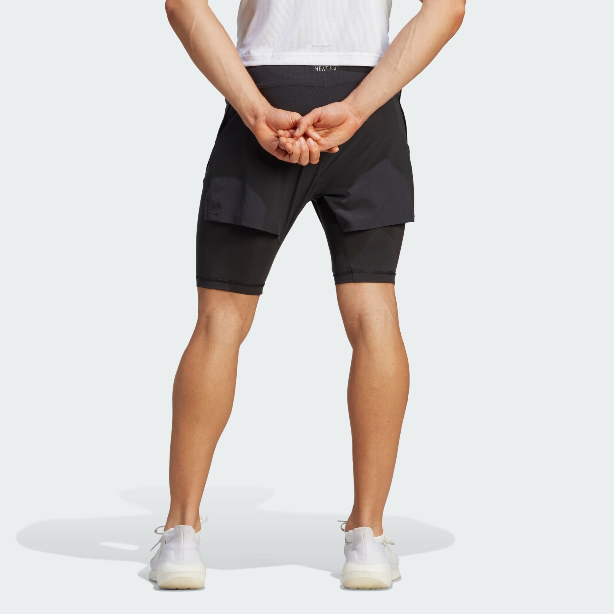 ADIDAS PERFORMANCE Pantaloni sport 'Heat.Rdy Hiit Elevated 2-In-1' negru - Pled.ro