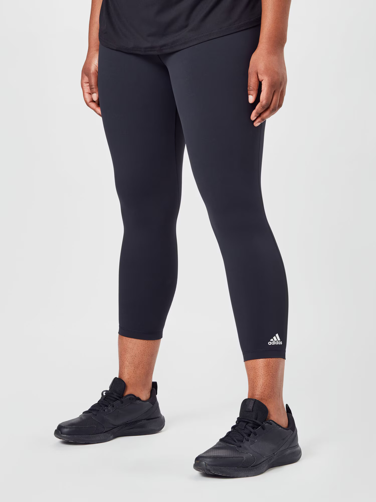 ADIDAS PERFORMANCE Pantaloni sport negru / alb - Pled.ro