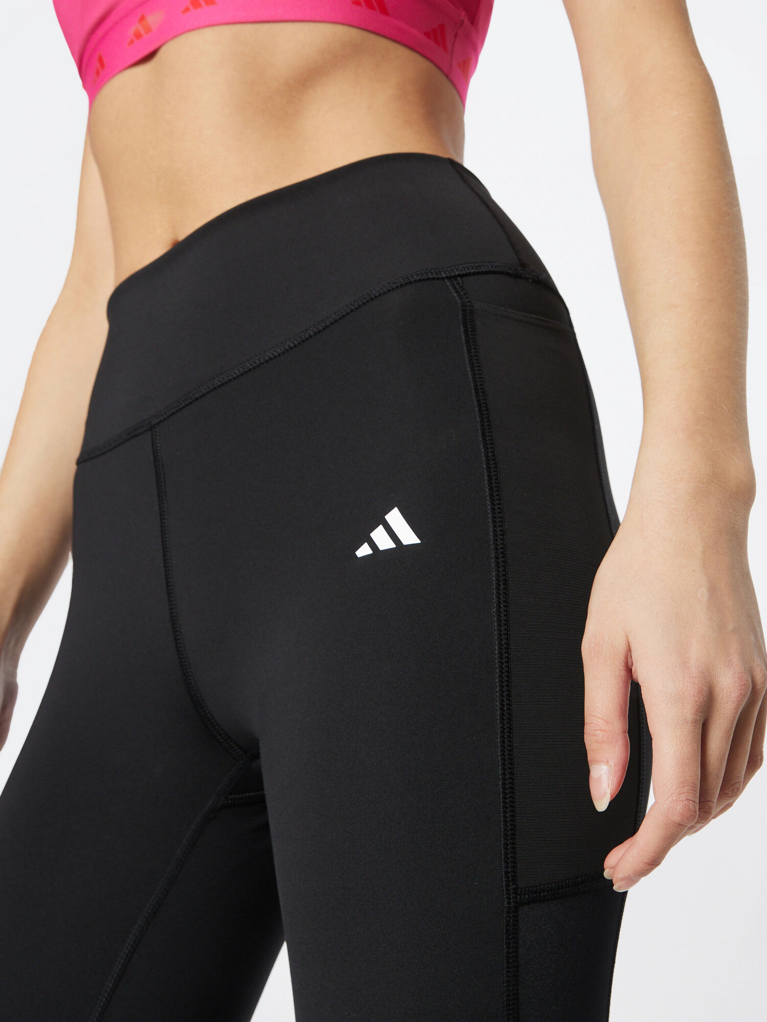 ADIDAS PERFORMANCE Pantaloni sport negru / alb - Pled.ro