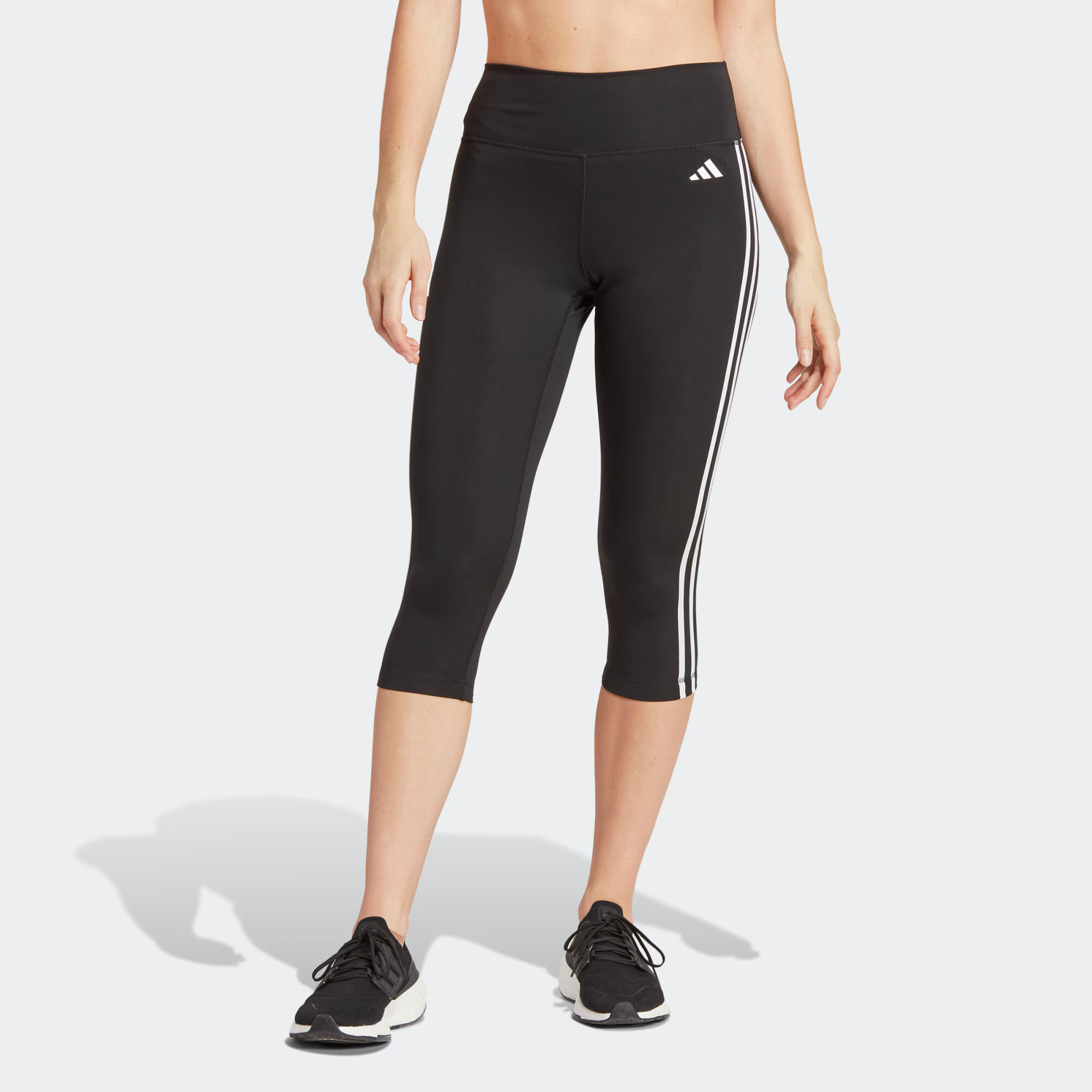 ADIDAS PERFORMANCE Pantaloni sport 'Essentials' negru / alb - Pled.ro