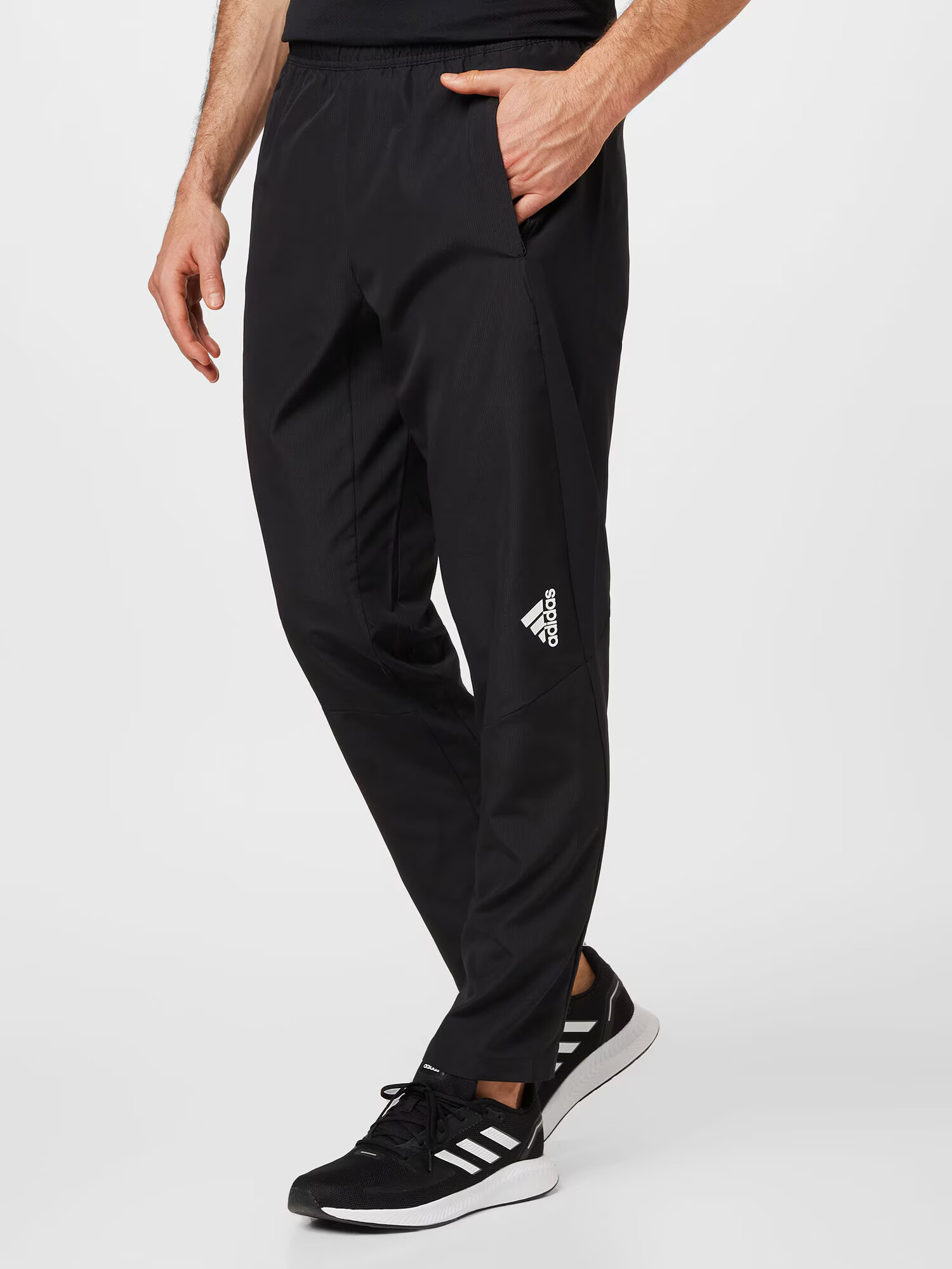 ADIDAS PERFORMANCE Pantaloni sport 'Train Icons 3' negru / alb - Pled.ro