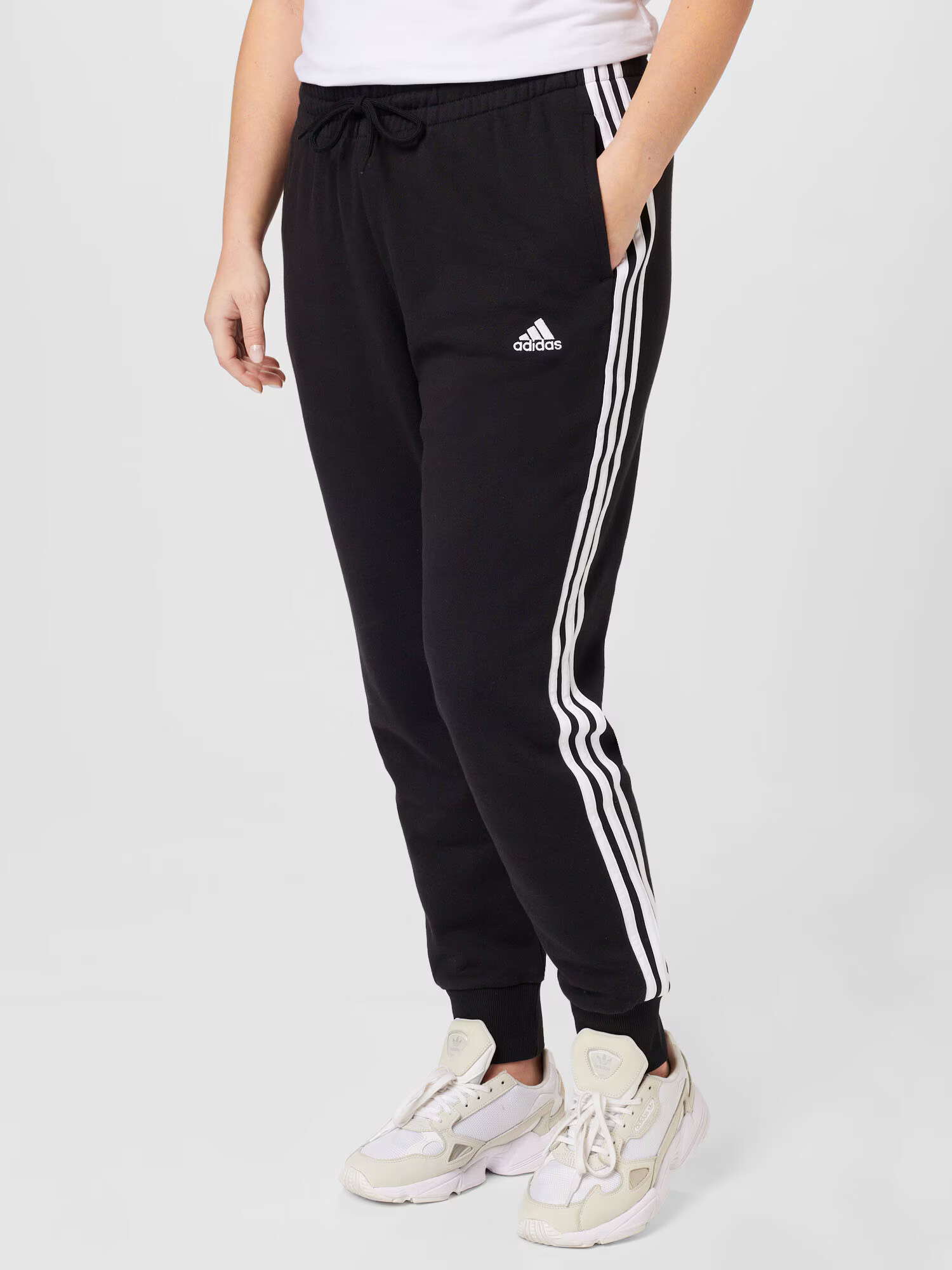 ADIDAS PERFORMANCE Pantaloni sport 'Train Essentials' negru / alb - Pled.ro