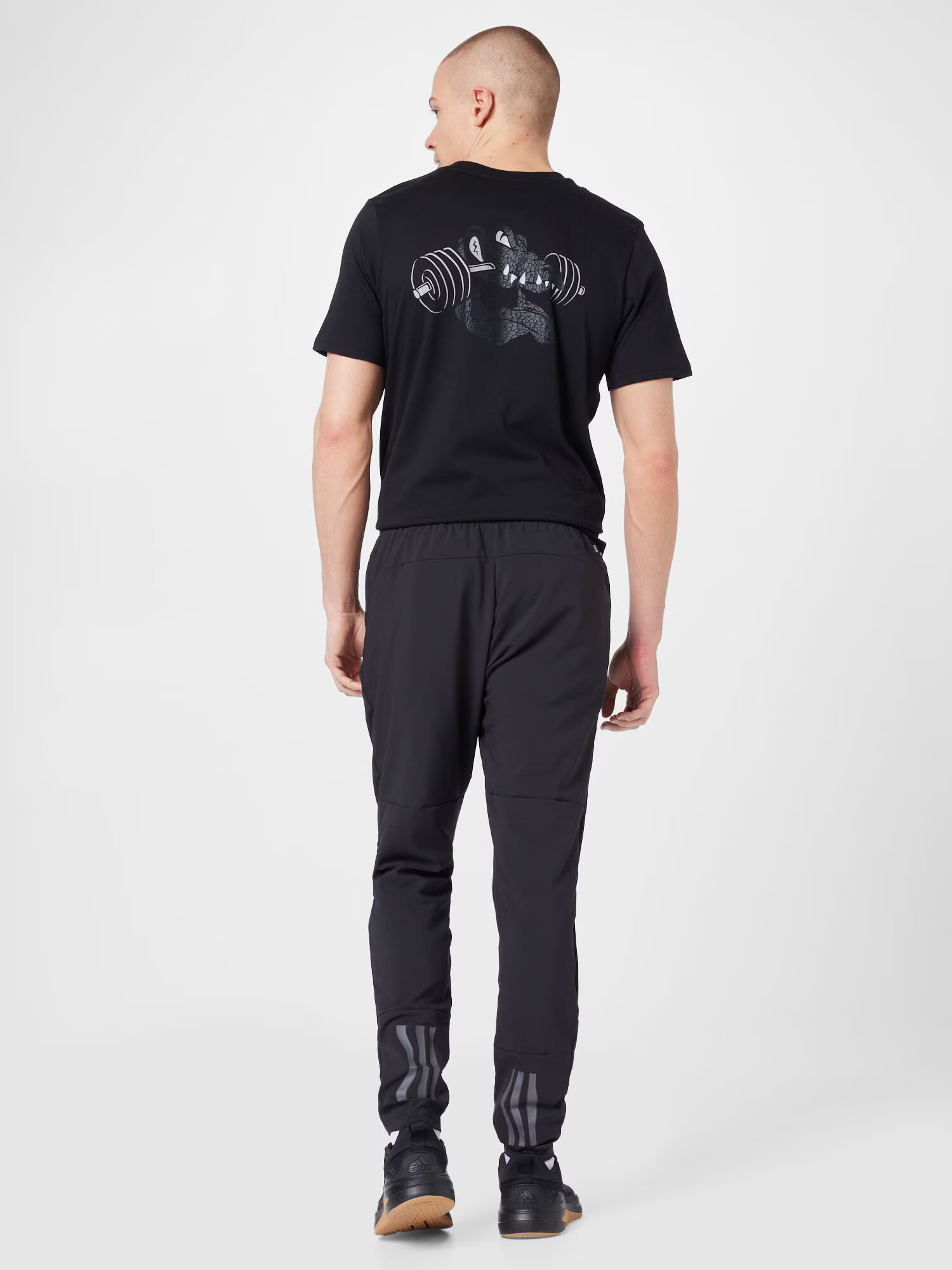 ADIDAS PERFORMANCE Pantaloni sport 'Train Essentials Seasonal ' negru / alb - Pled.ro