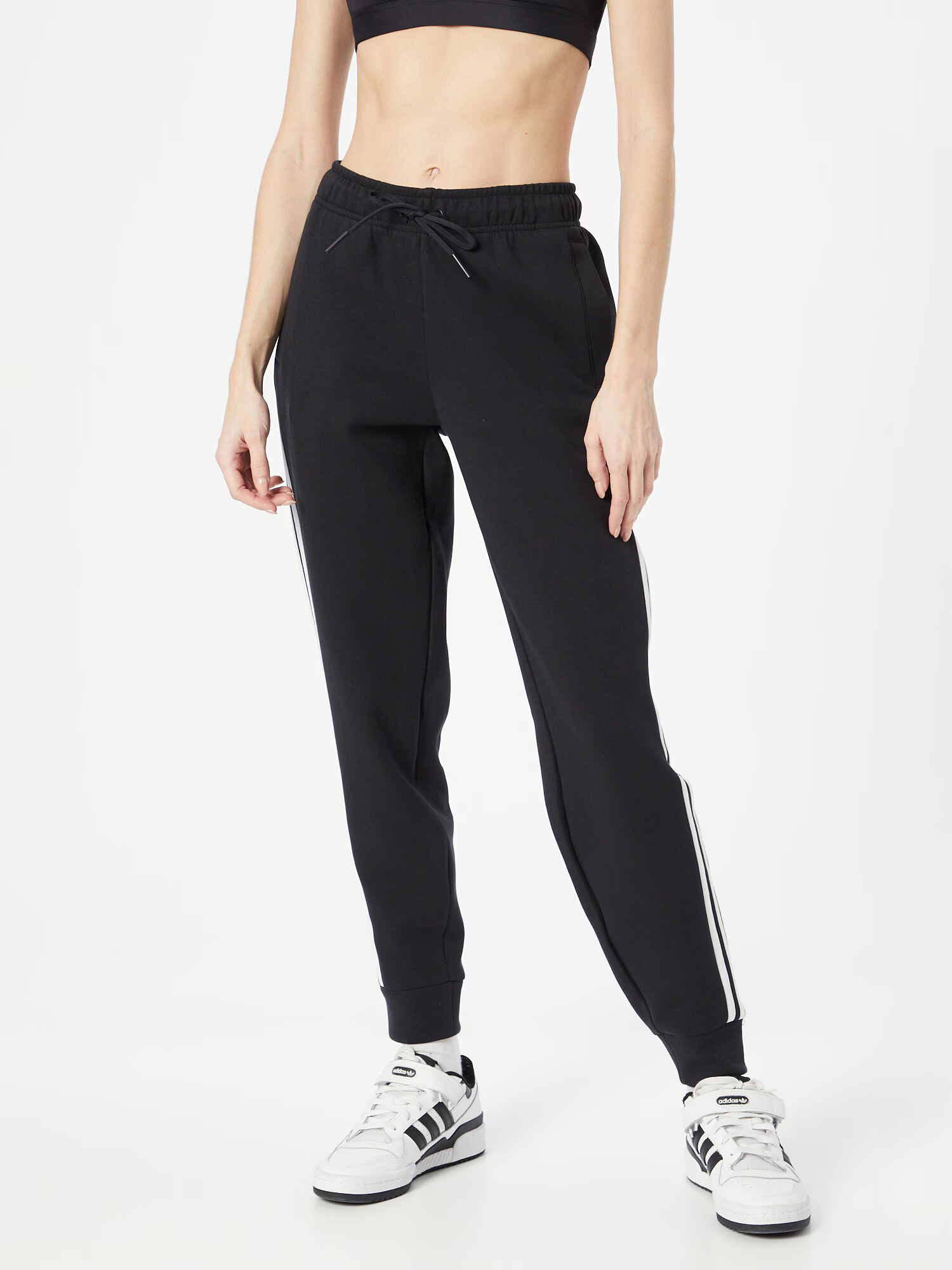 ADIDAS SPORTSWEAR Pantaloni sport 'Future Icons 3-Stripes ' negru / alb - Pled.ro