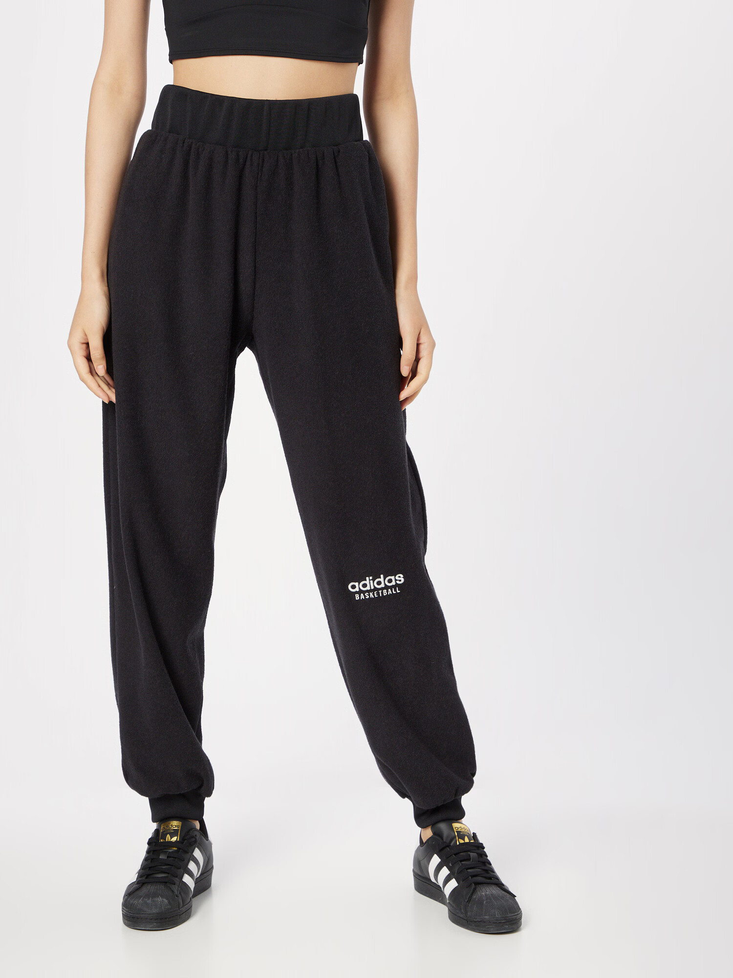 ADIDAS SPORTSWEAR Pantaloni sport 'Z.N.E.' negru / alb - Pled.ro