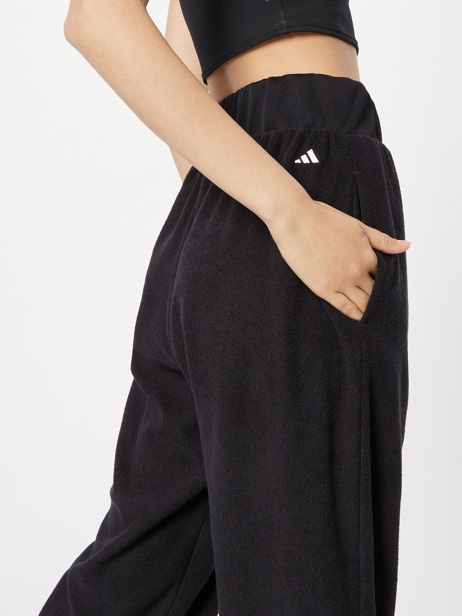 ADIDAS SPORTSWEAR Pantaloni sport 'Z.N.E.' negru / alb - Pled.ro