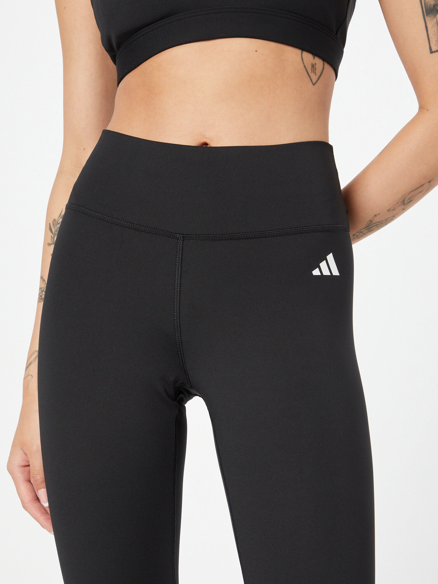 ADIDAS PERFORMANCE Pantaloni sport 'Essentials' negru / alb - Pled.ro