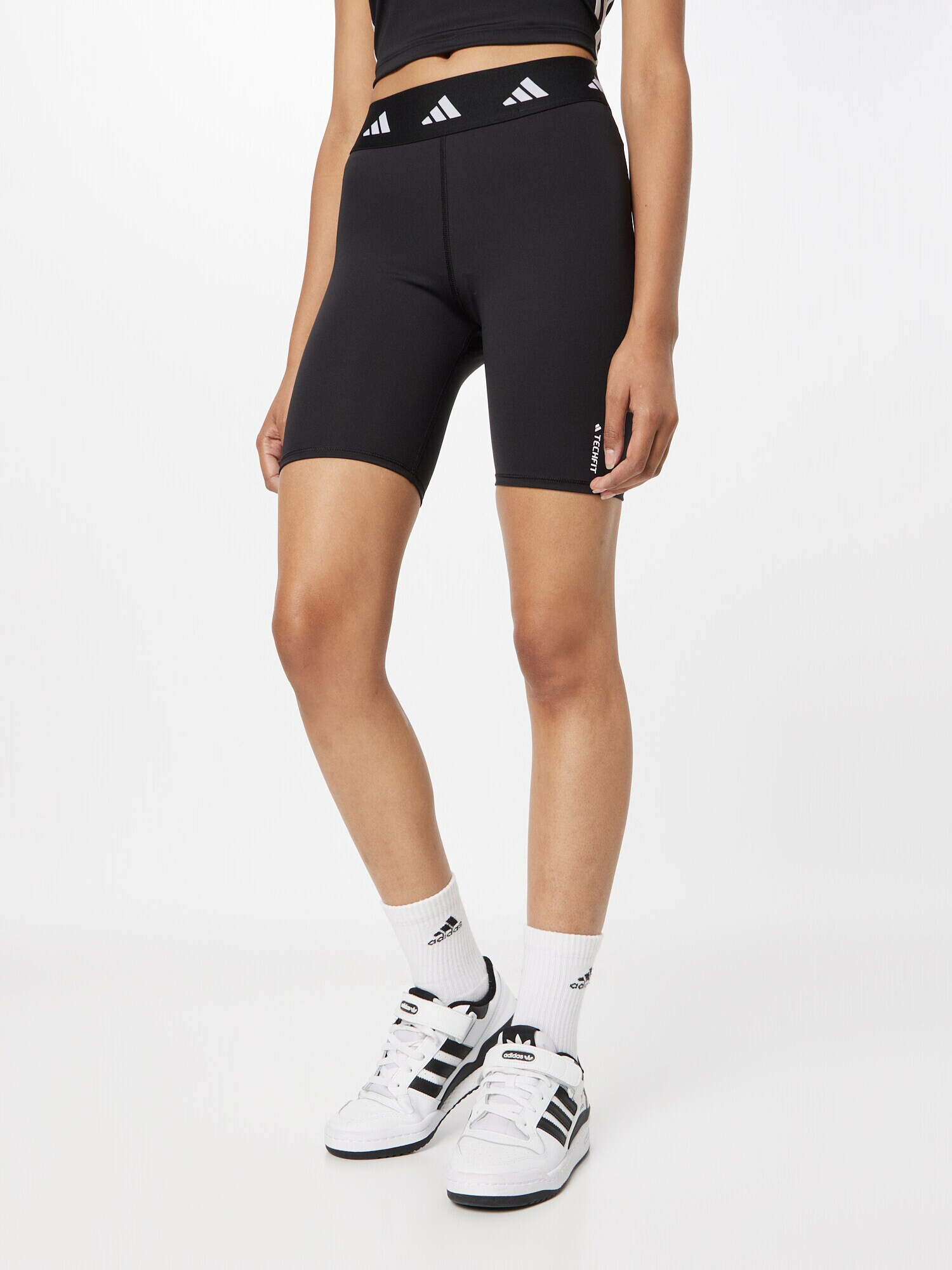 ADIDAS PERFORMANCE Pantaloni sport 'Train Essentials Dance High-Waisted' negru / alb - Pled.ro