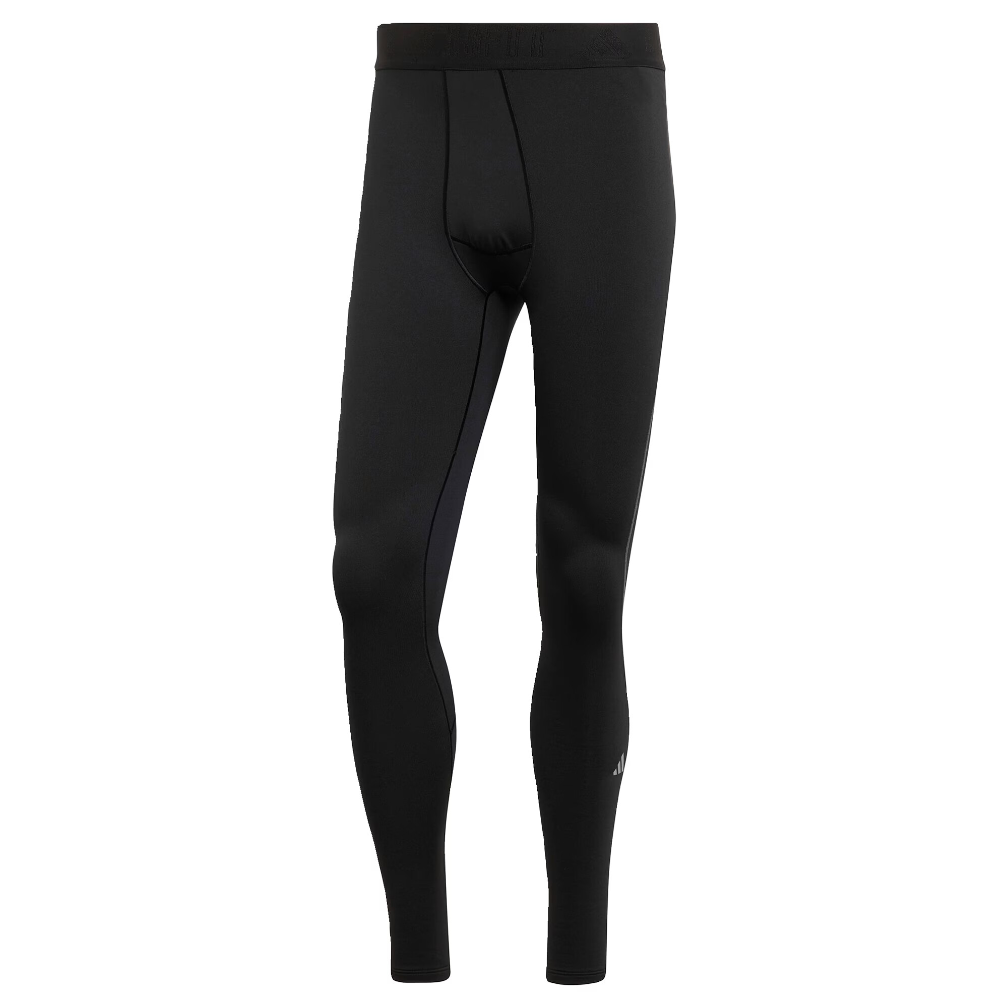 ADIDAS PERFORMANCE Pantaloni sport 'Techfit Cold.Rdy Long' negru / alb - Pled.ro