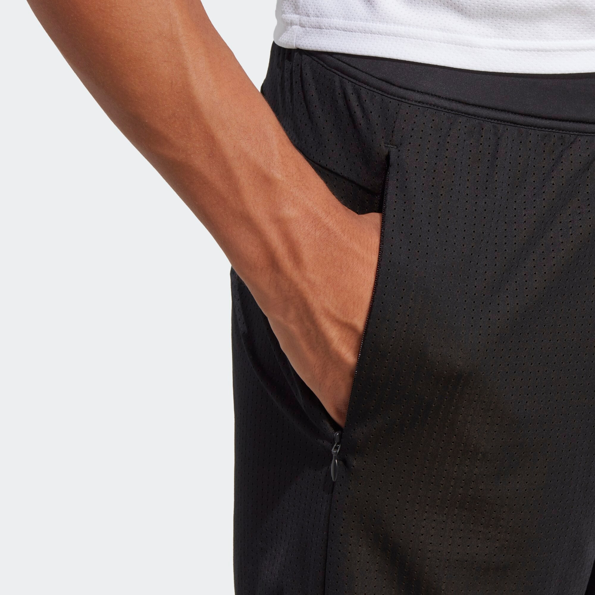 ADIDAS PERFORMANCE Pantaloni sport 'Hiit Mesh ' negru / alb - Pled.ro