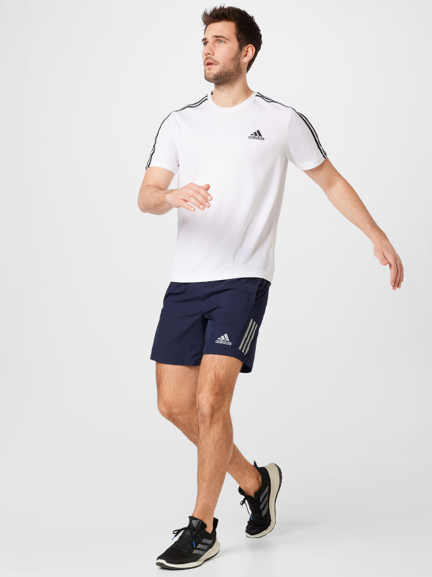 ADIDAS PERFORMANCE Pantaloni sport 'Own the Run' bleumarin / alb - Pled.ro