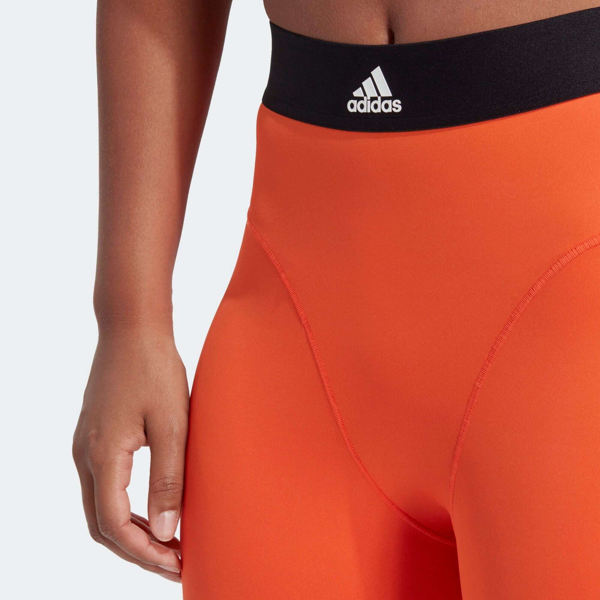 ADIDAS SPORTSWEAR Pantaloni sport 'Hyperglam 3-Stripes' portocaliu / negru / alb - Pled.ro