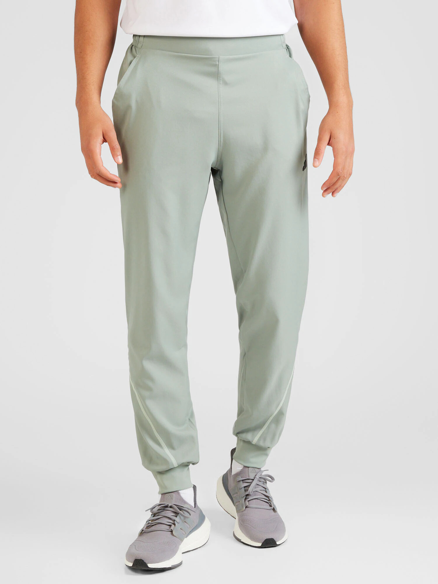 ADIDAS PERFORMANCE Pantaloni sport 'PRO' verde pastel / negru - Pled.ro