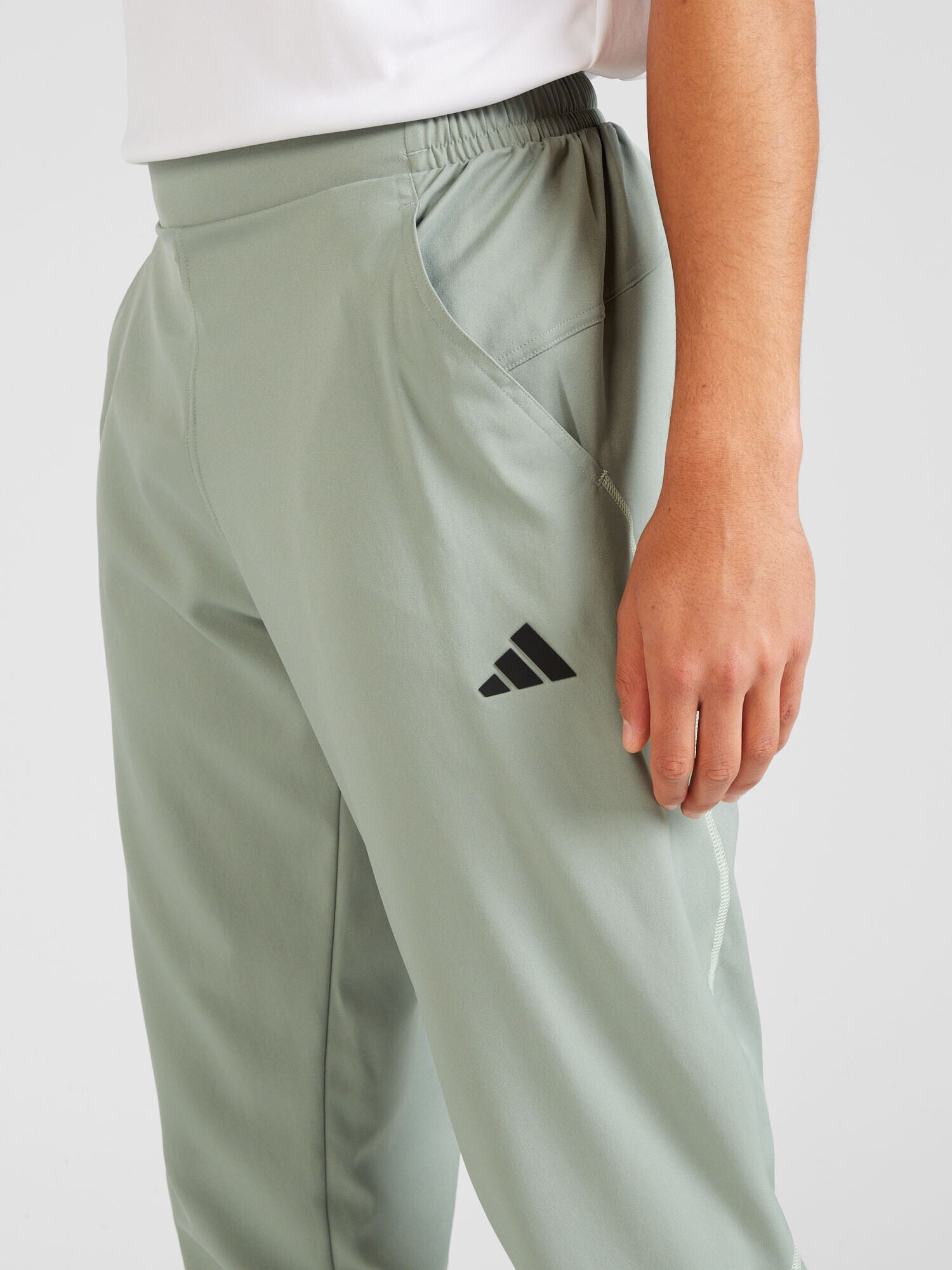 ADIDAS PERFORMANCE Pantaloni sport 'PRO' verde pastel / negru - Pled.ro