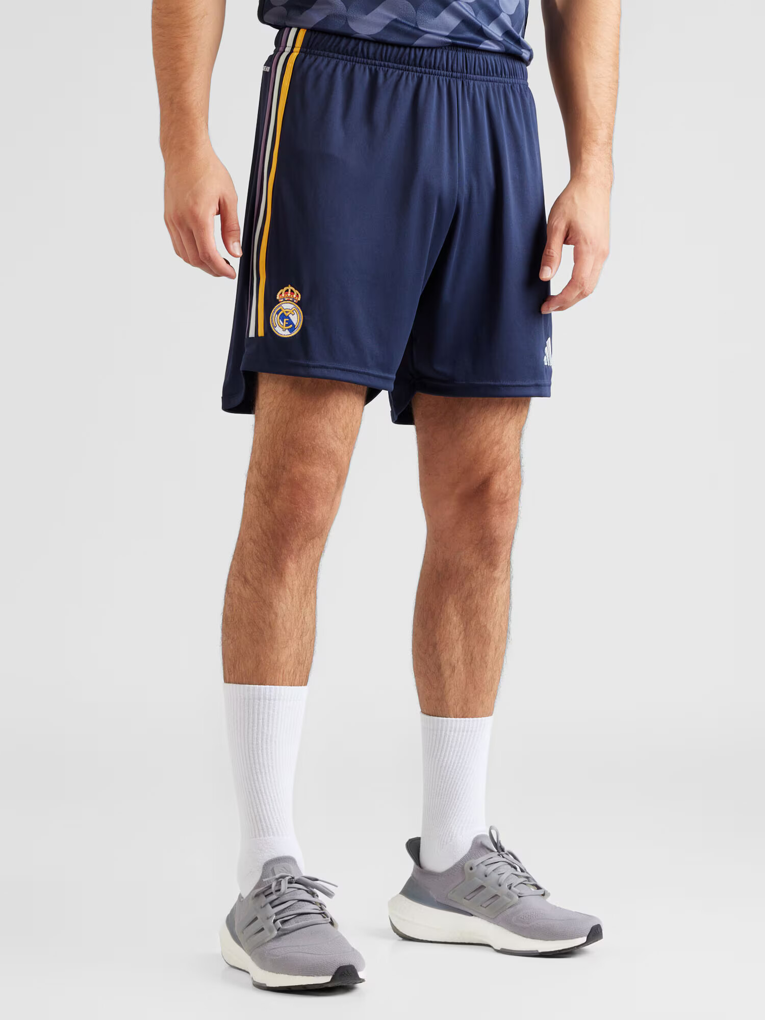 ADIDAS PERFORMANCE Pantaloni sport 'Real Madrid 23/24 Away' bleumarin / albastru regal / auriu / alb - Pled.ro