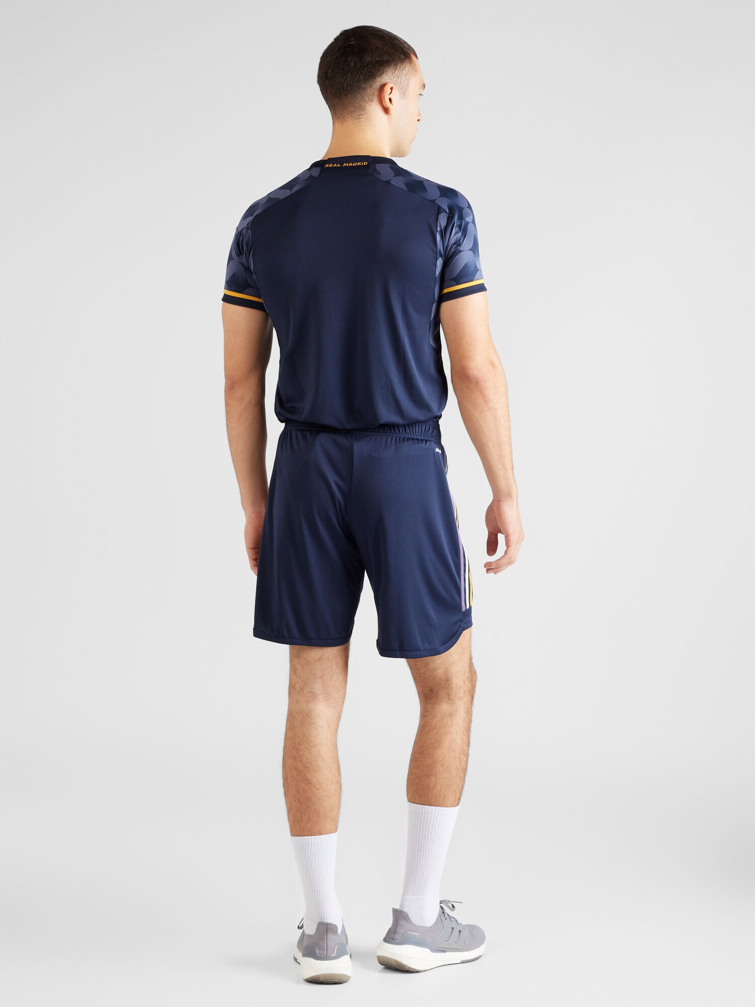 ADIDAS PERFORMANCE Pantaloni sport 'Real Madrid 23/24 Away' bleumarin / albastru regal / auriu / alb - Pled.ro