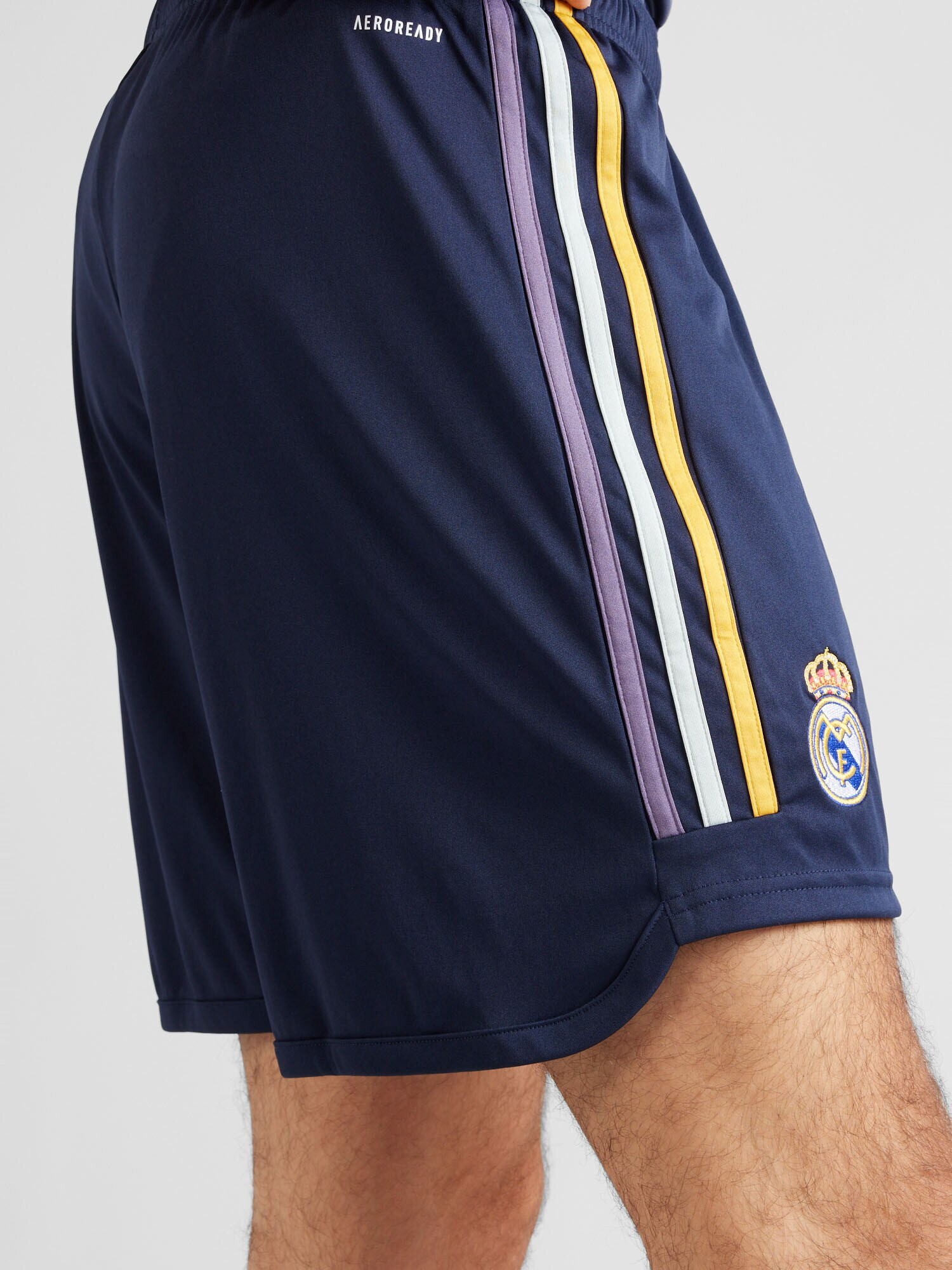 ADIDAS PERFORMANCE Pantaloni sport 'Real Madrid 23/24 Away' bleumarin / albastru regal / auriu / alb - Pled.ro