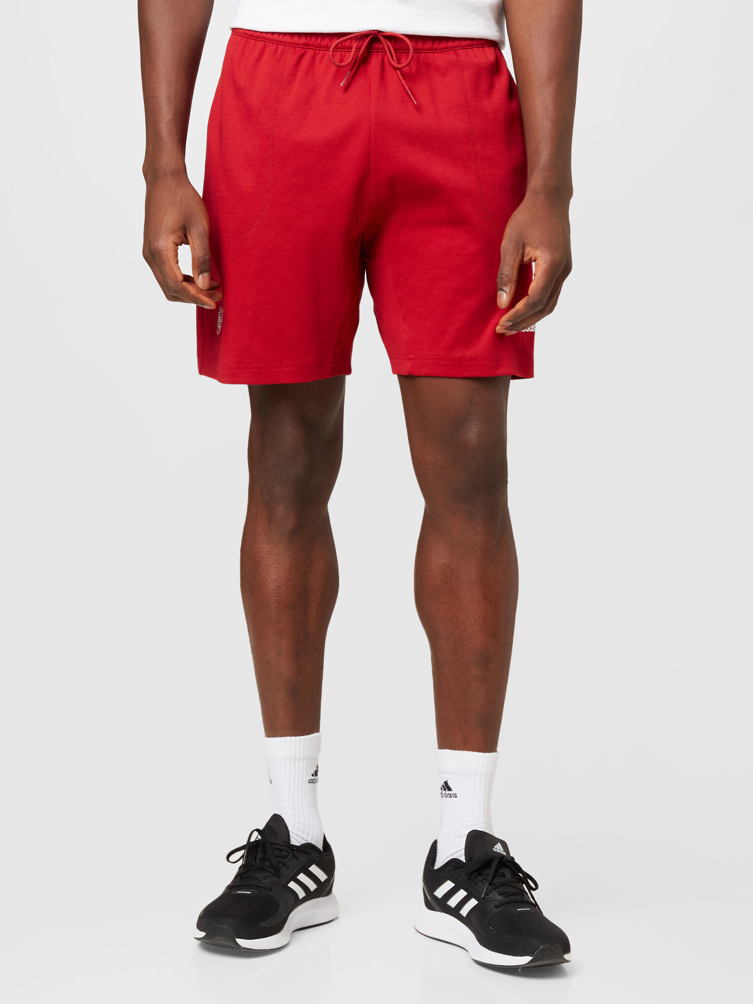 ADIDAS SPORTSWEAR Pantaloni sport roșu / alb - Pled.ro