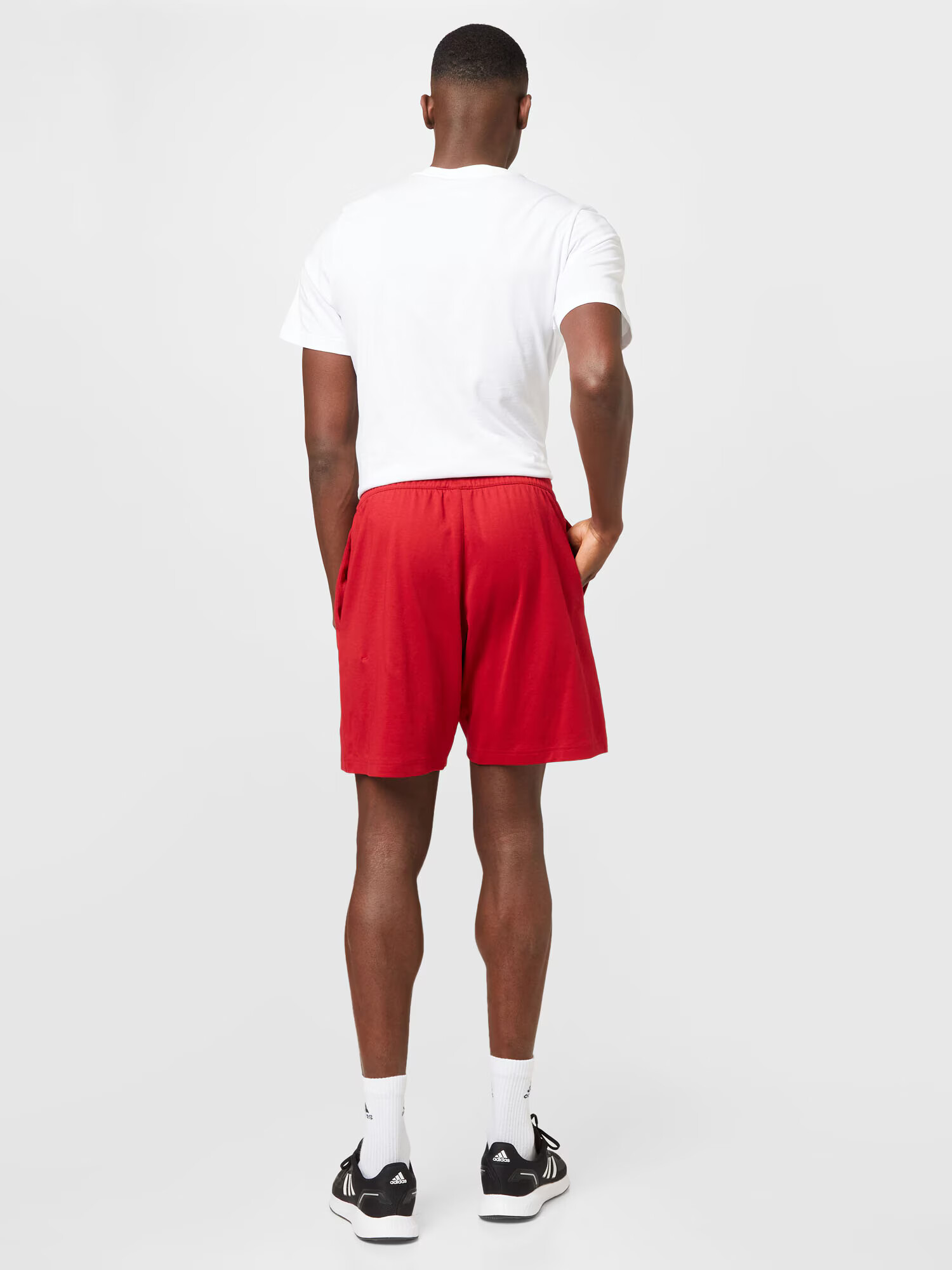 ADIDAS SPORTSWEAR Pantaloni sport roșu / alb - Pled.ro