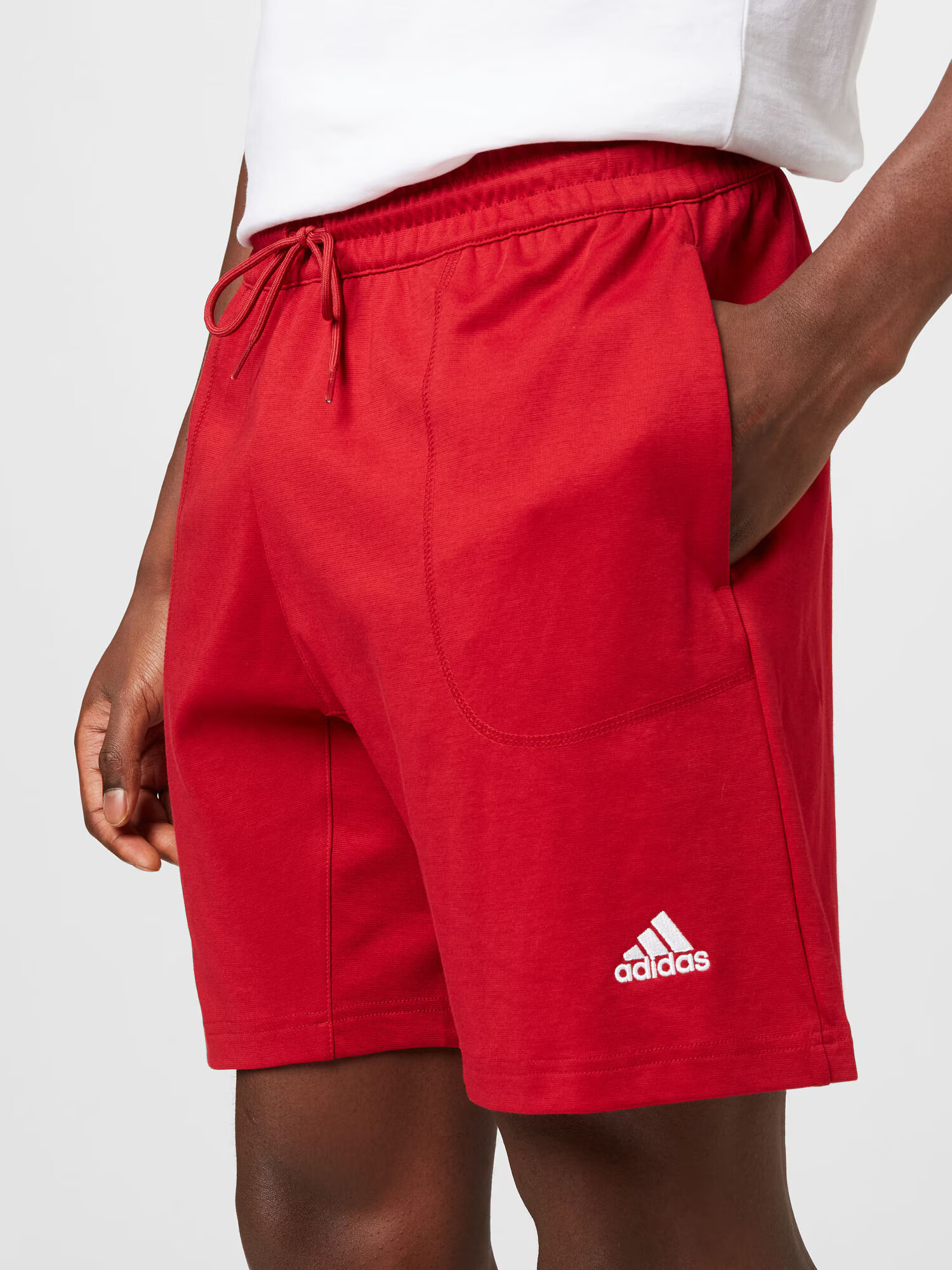 ADIDAS SPORTSWEAR Pantaloni sport roșu / alb - Pled.ro