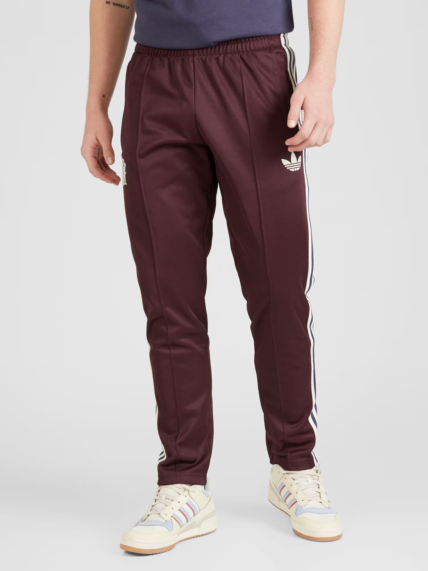 ADIDAS PERFORMANCE Pantaloni sport roșu carmin / alb - Pled.ro