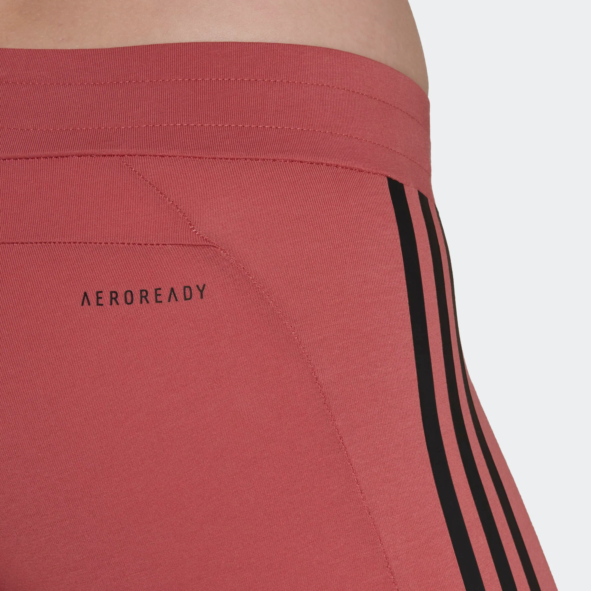 ADIDAS SPORTSWEAR Pantaloni sport 'Aeroready Designed To Move -Touch' roșu deschis / negru - Pled.ro