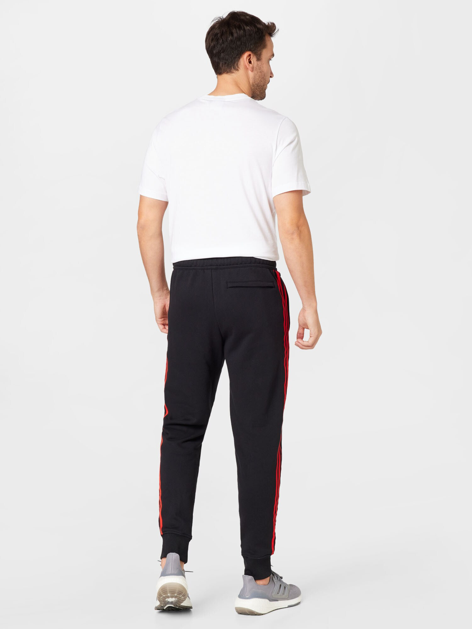 ADIDAS PERFORMANCE Pantaloni sport roșu / negru - Pled.ro