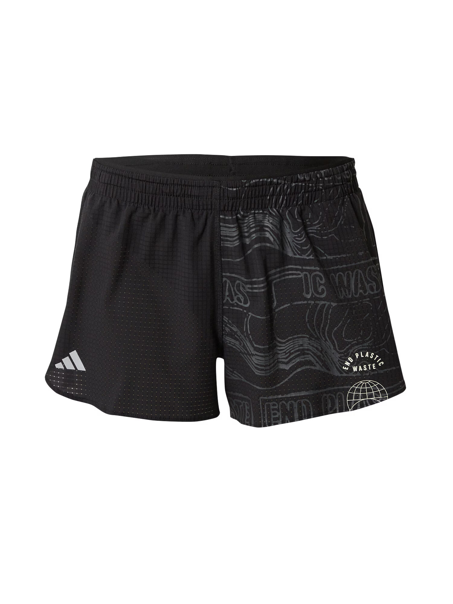 ADIDAS PERFORMANCE Pantaloni sport 'Run For The Oceans' gri / negru / alb - Pled.ro