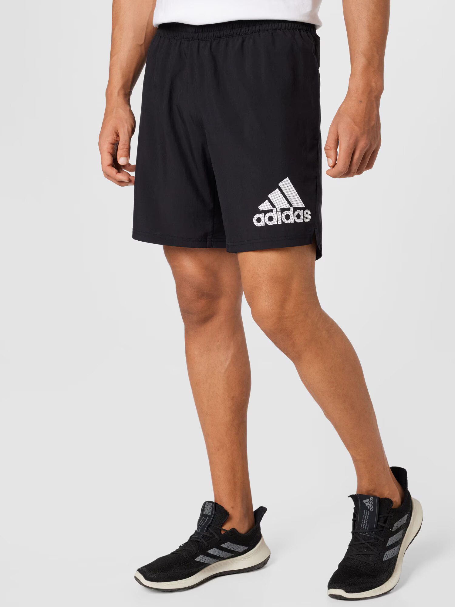 ADIDAS SPORTSWEAR Pantaloni sport 'Run It' negru / alb - Pled.ro