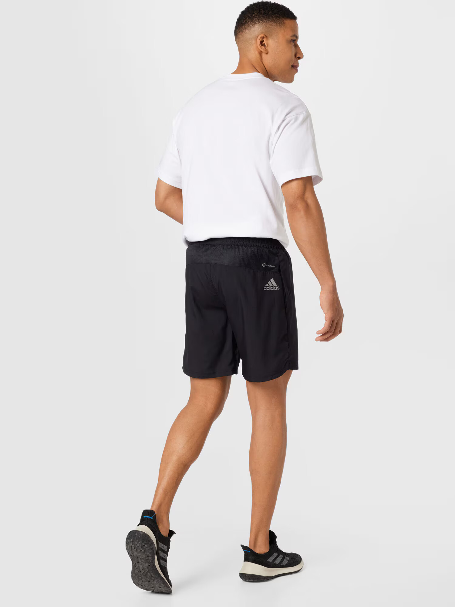 ADIDAS SPORTSWEAR Pantaloni sport 'Run It' negru / alb - Pled.ro