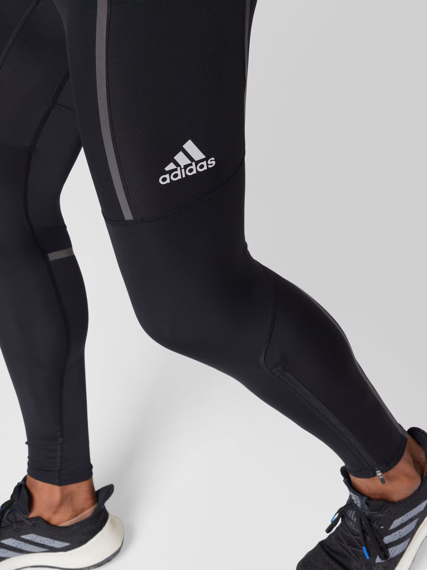 ADIDAS SPORTSWEAR Pantaloni sport 'Saturday Long ' gri / negru / alb - Pled.ro