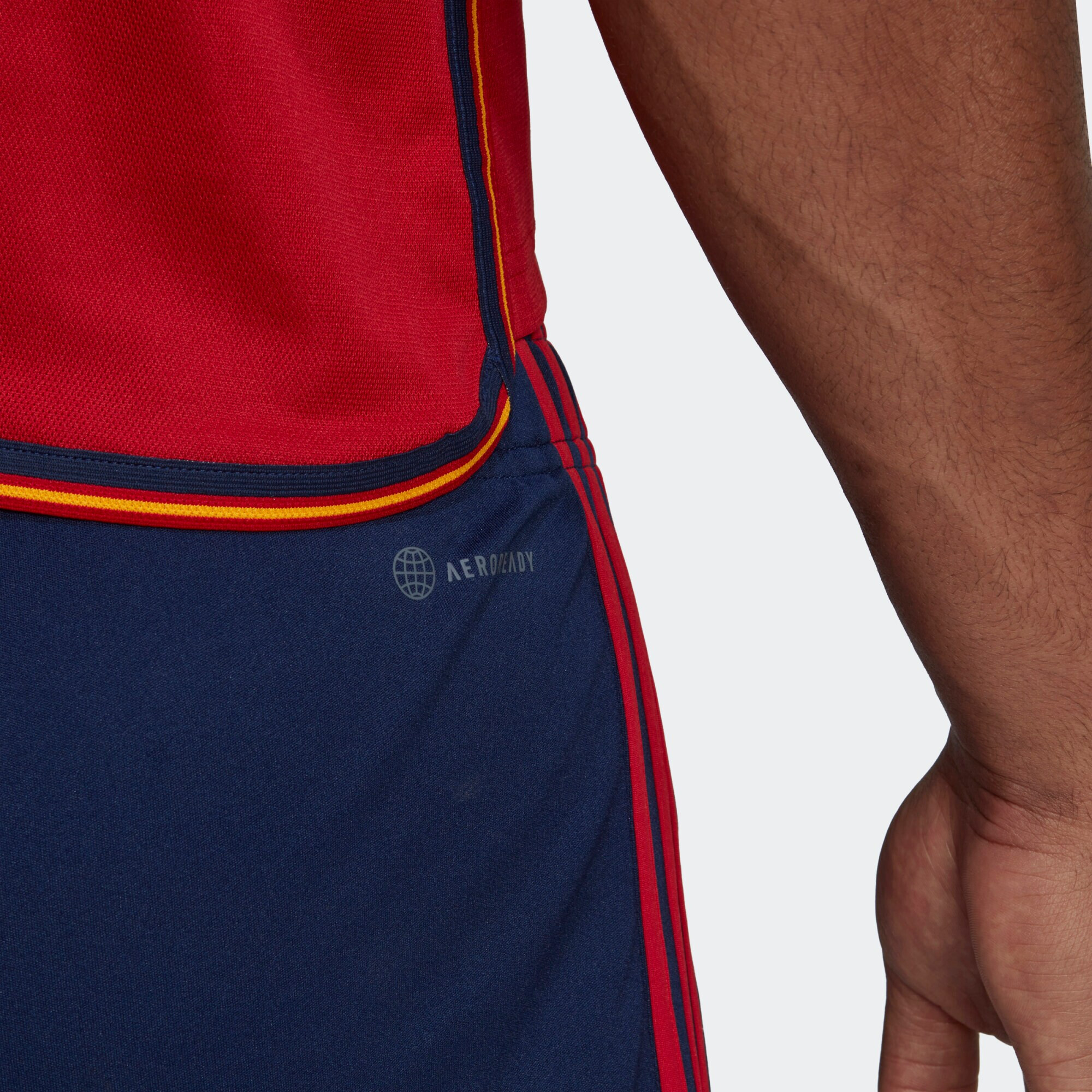 ADIDAS PERFORMANCE Pantaloni sport 'Spanien' bleumarin / galben muștar / roșu ruginiu - Pled.ro