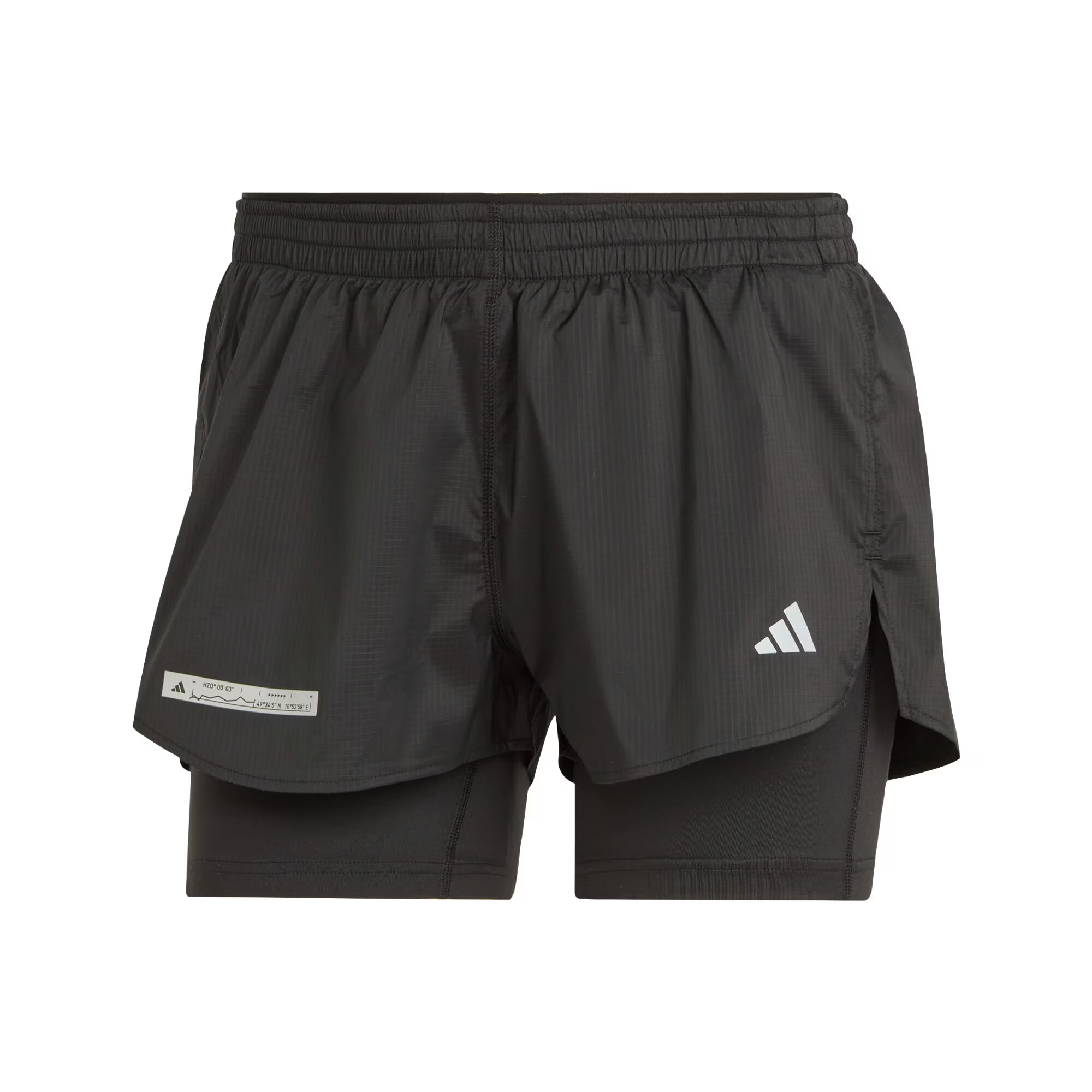 ADIDAS PERFORMANCE Pantaloni sport 'Ultimate Two-In-One' gri deschis / negru / alb - Pled.ro