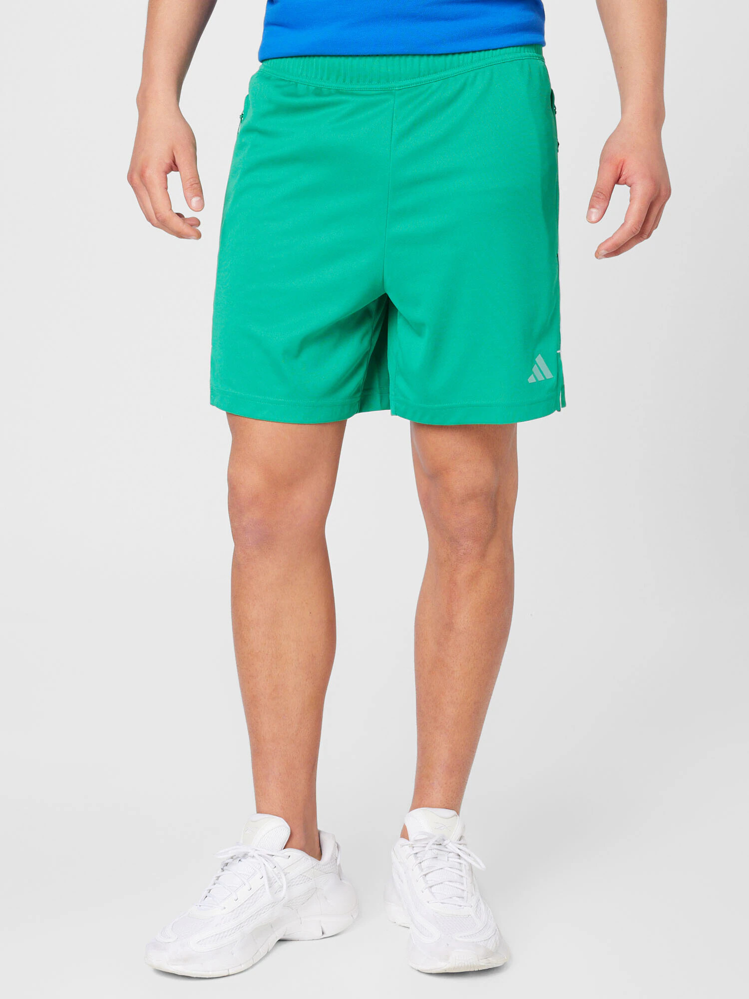 ADIDAS PERFORMANCE Pantaloni sport verde jad / alb murdar - Pled.ro