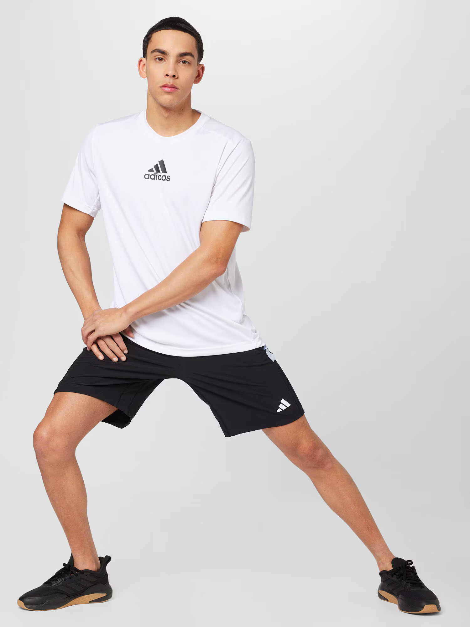 ADIDAS PERFORMANCE Pantaloni sport 'Colorblock 3-Stripes' verde / negru / alb - Pled.ro