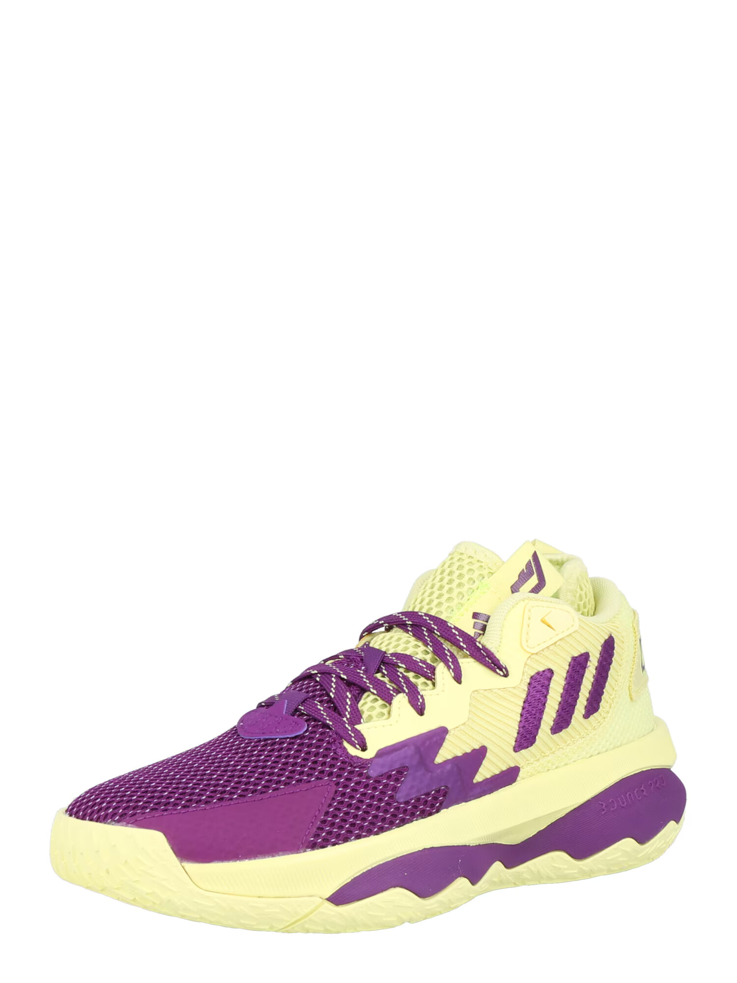 ADIDAS PERFORMANCE Pantofi sport 'Dame 8' galben pastel / verde neon / roșu-violet - Pled.ro