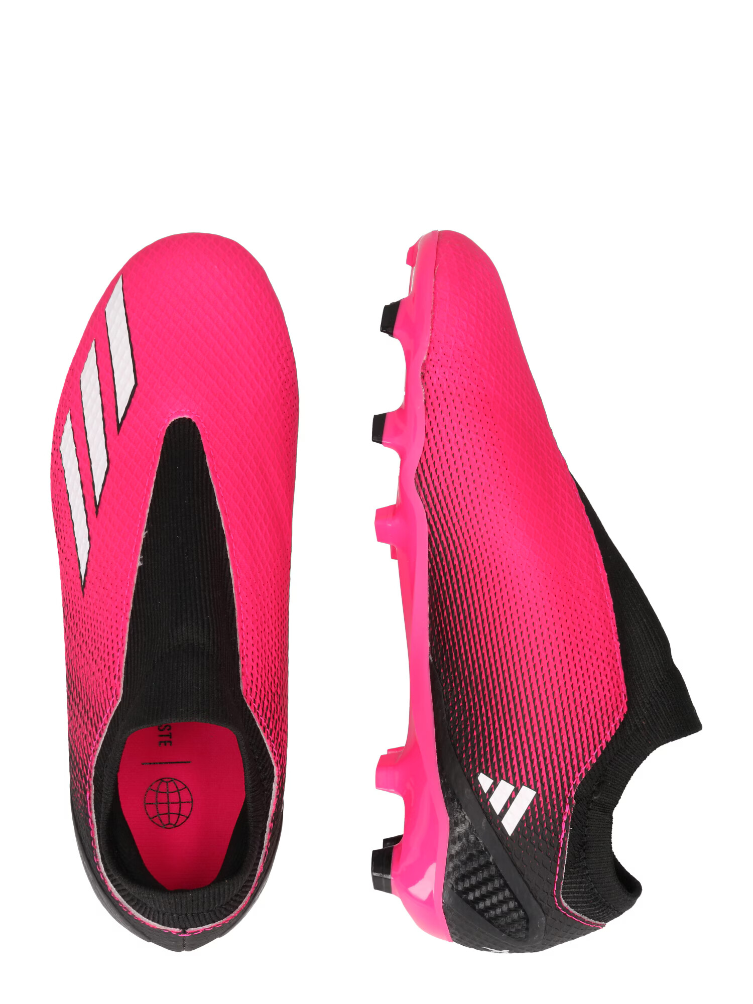 ADIDAS PERFORMANCE Pantofi sport 'X Speedportal.3 Laceless Firm Ground' gri argintiu / roz / negru - Pled.ro