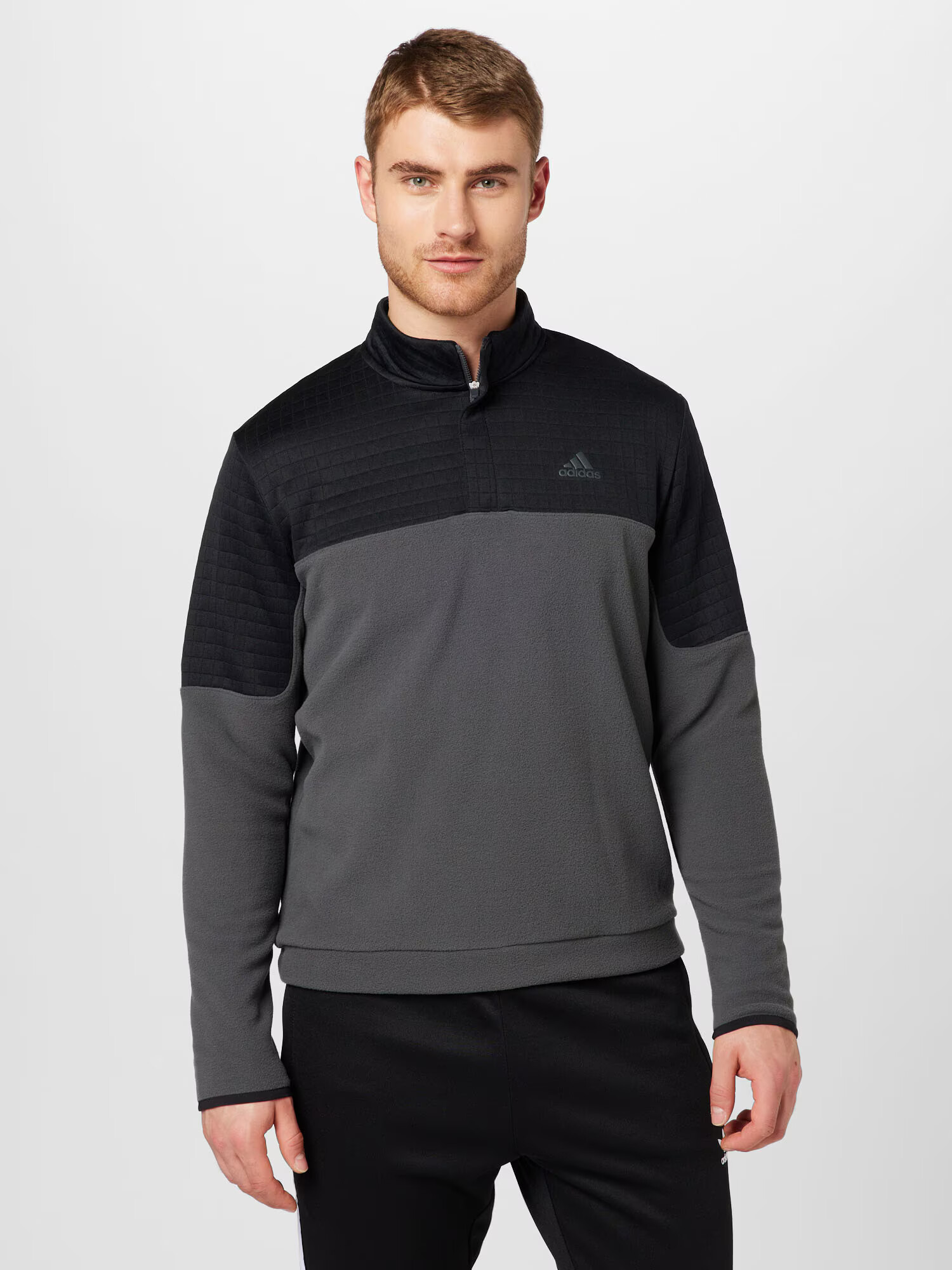 ADIDAS SPORTSWEAR Pulovere sport gri / negru - Pled.ro