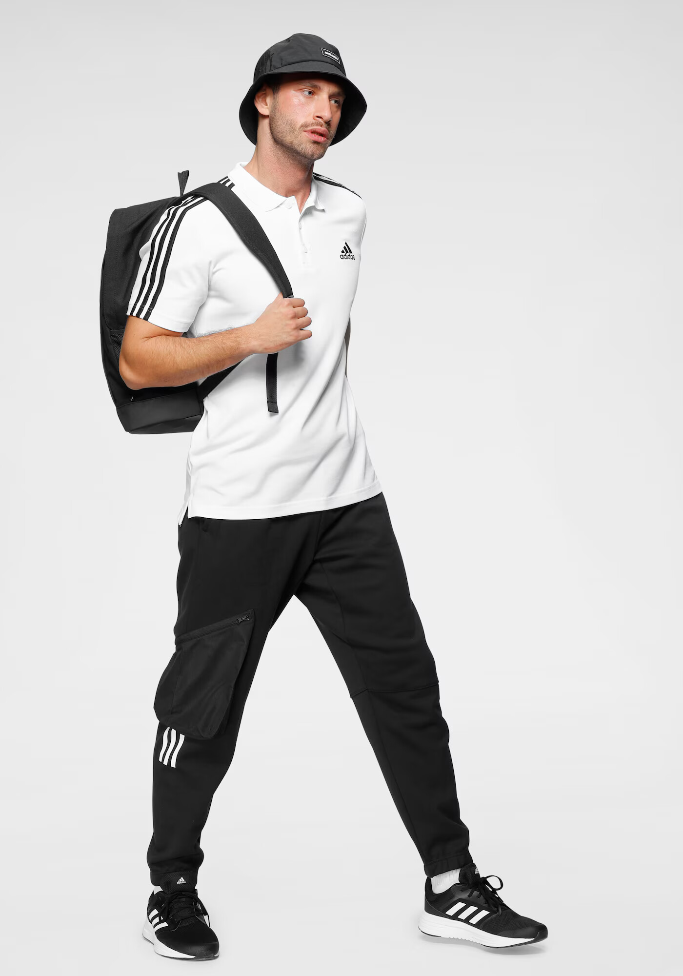 ADIDAS SPORTSWEAR Rucsac sport negru / alb - Pled.ro