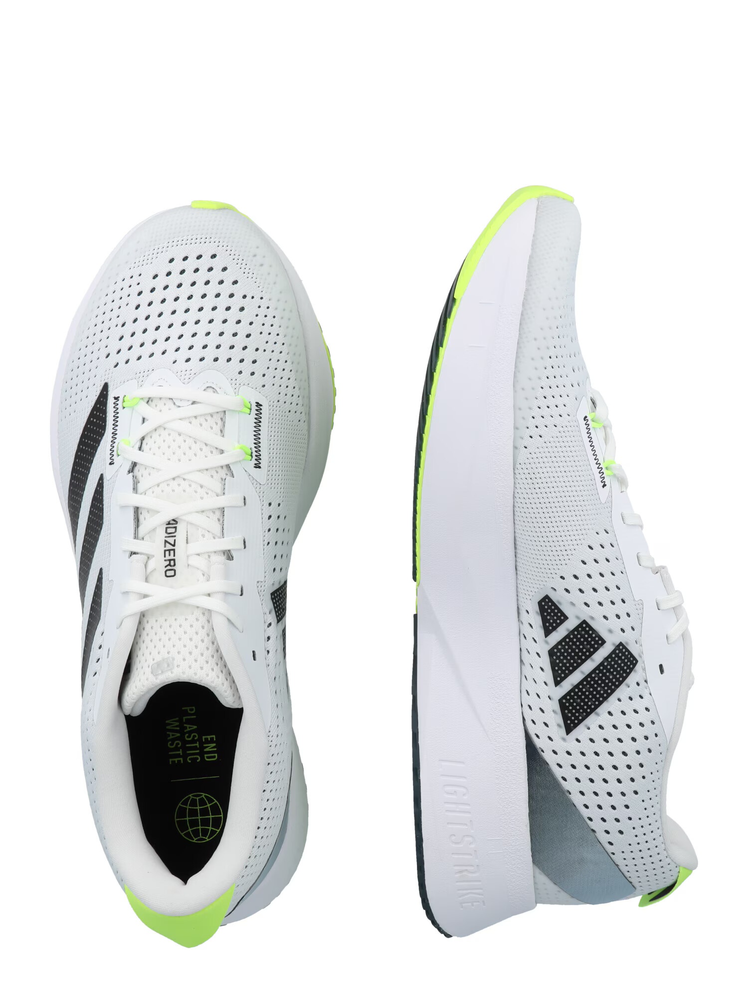 ADIDAS PERFORMANCE Sneaker de alergat 'Adizero Sl' gri argintiu / verde limetă / negru / alb murdar - Pled.ro