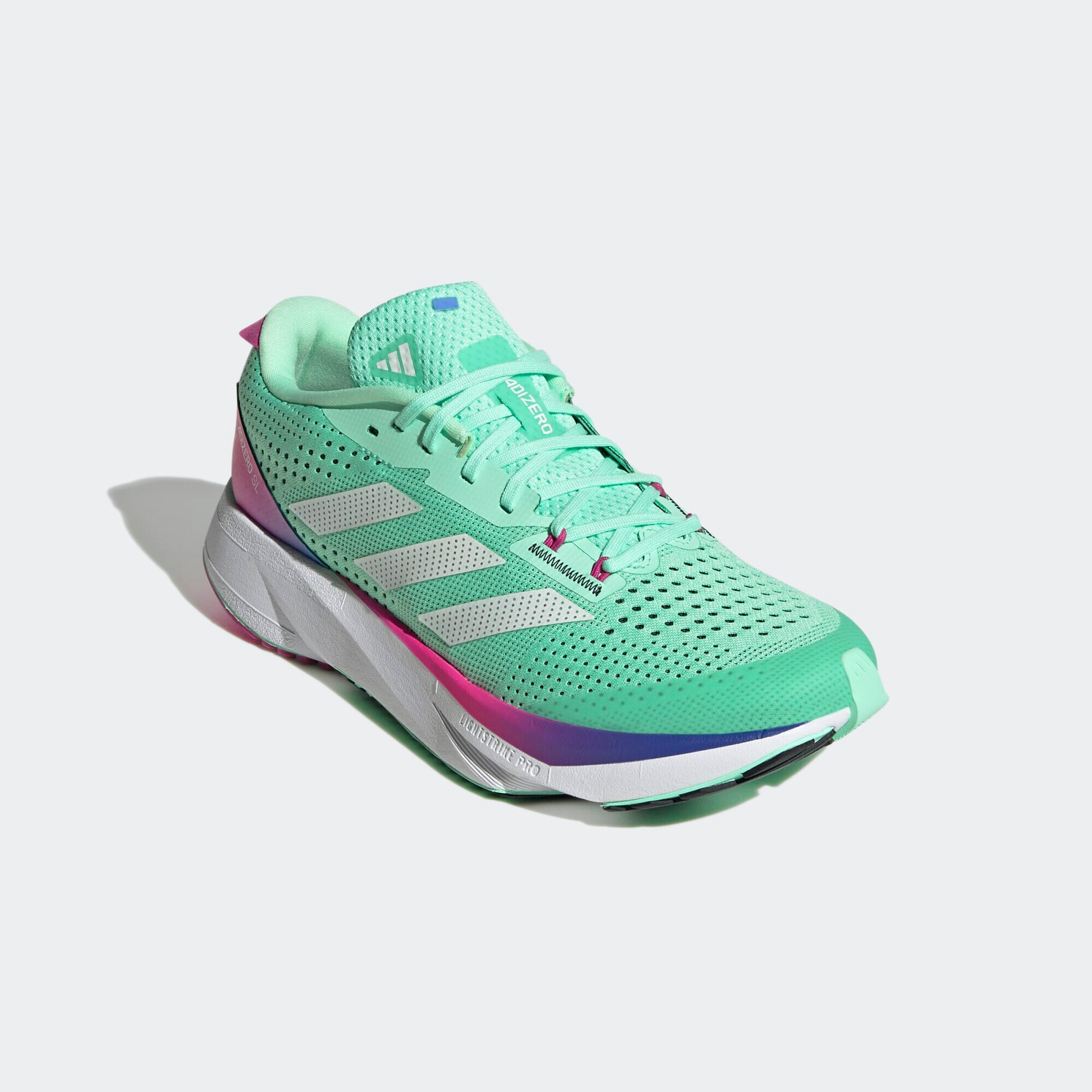 ADIDAS PERFORMANCE Sneaker de alergat 'Adizero' verde mentă / lila / roz / alb - Pled.ro