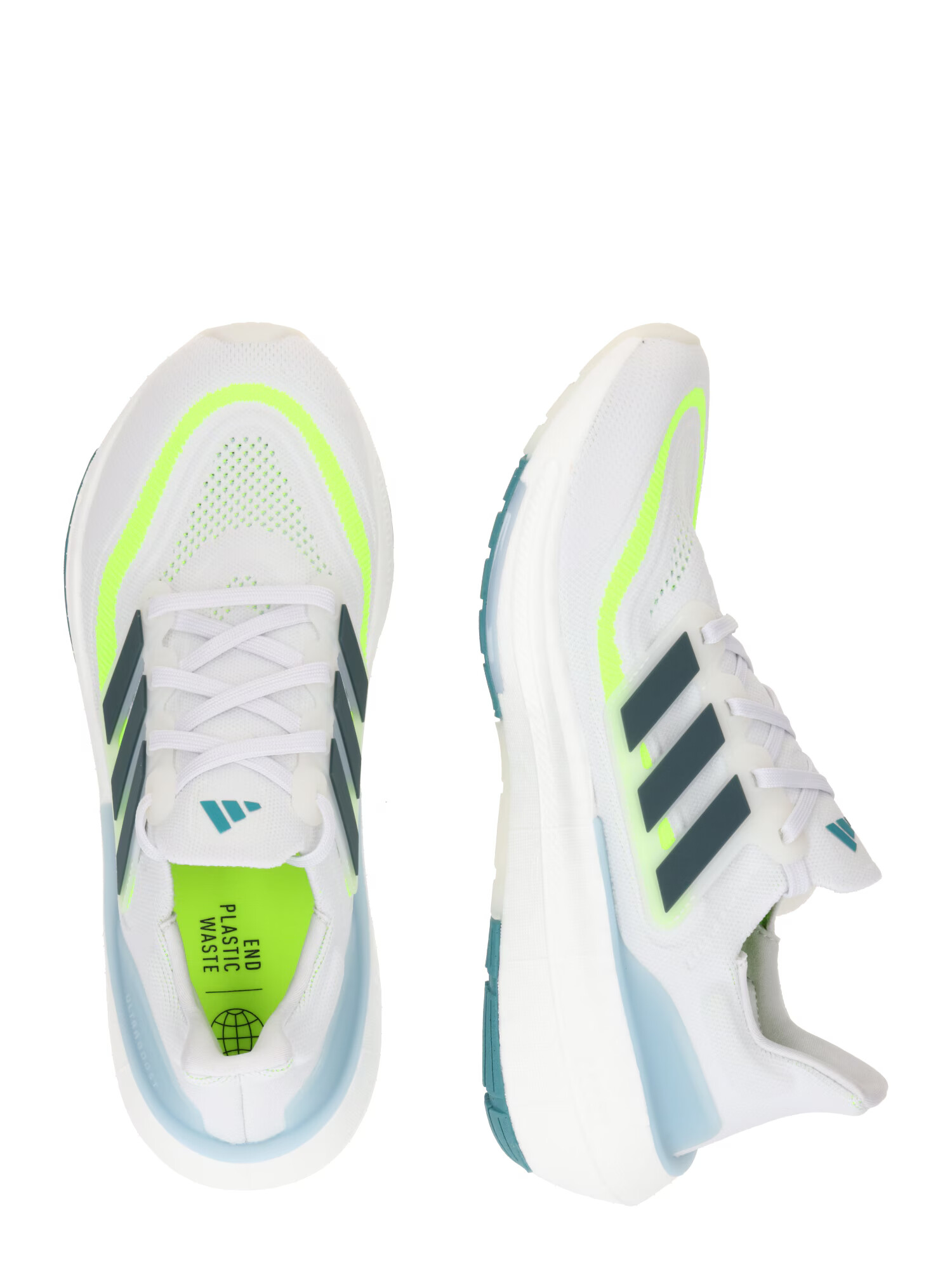 ADIDAS PERFORMANCE Sneaker de alergat 'Ultraboost Light' albastru pastel / verde neon / negru / alb - Pled.ro